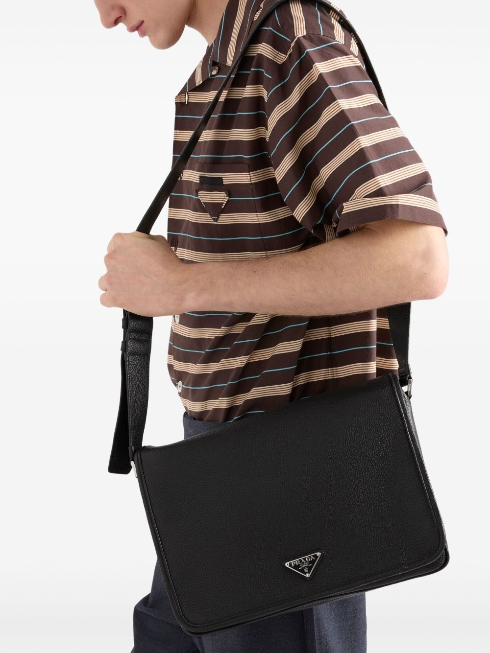 structured messenger bag - 3