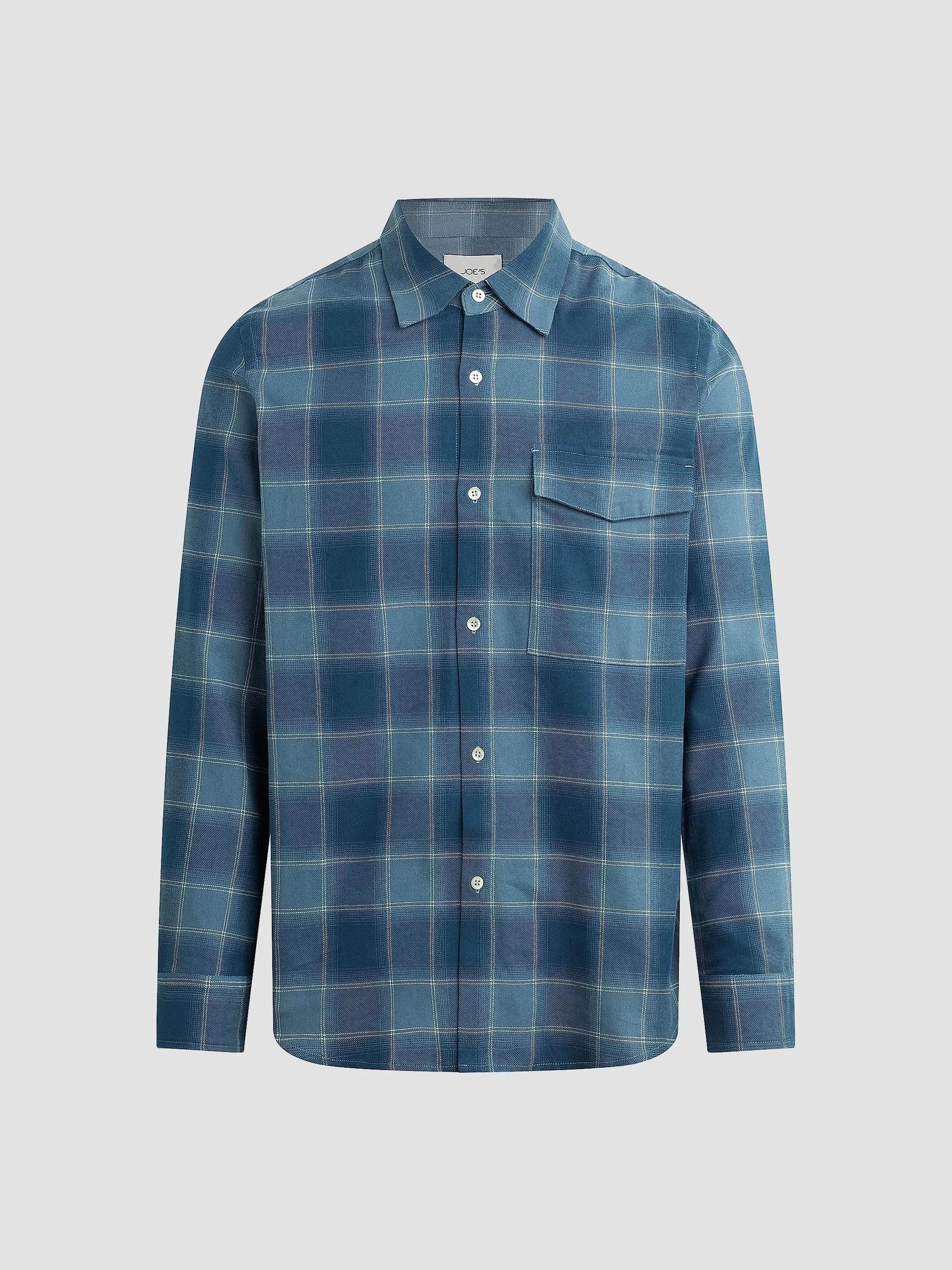 Men's The Reynolds Plaid Shirt - Bluefin Plaid - 1