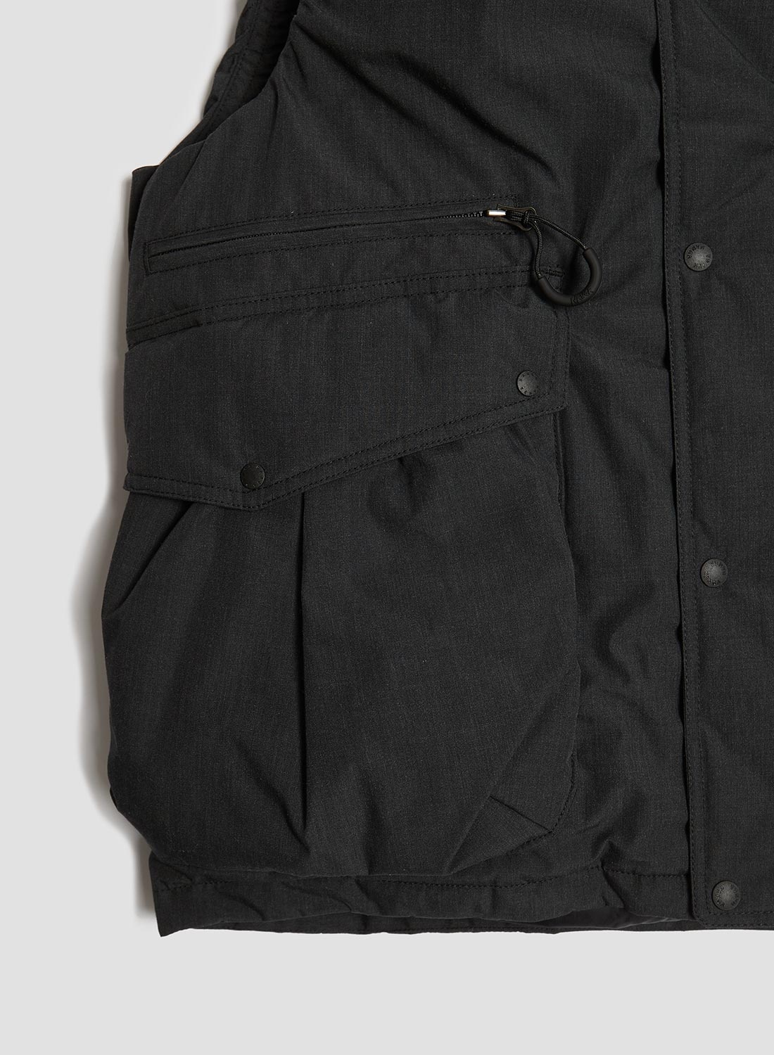 Nanga Hinoc Down Vest in Charcoal - 5