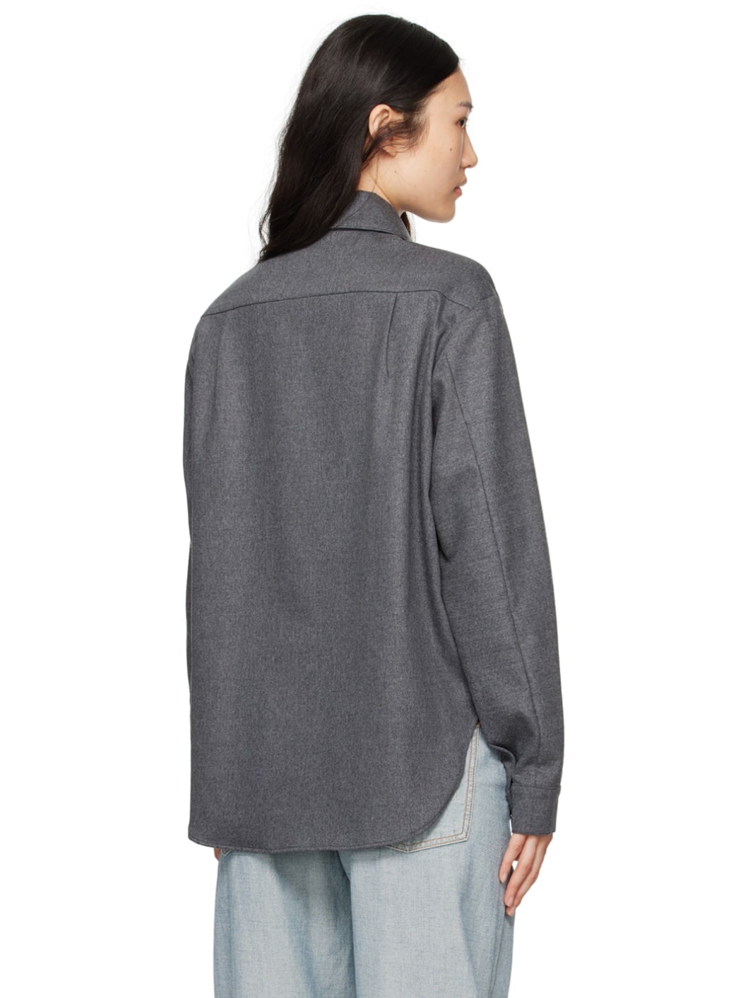 Gray Compact Shirt - 3