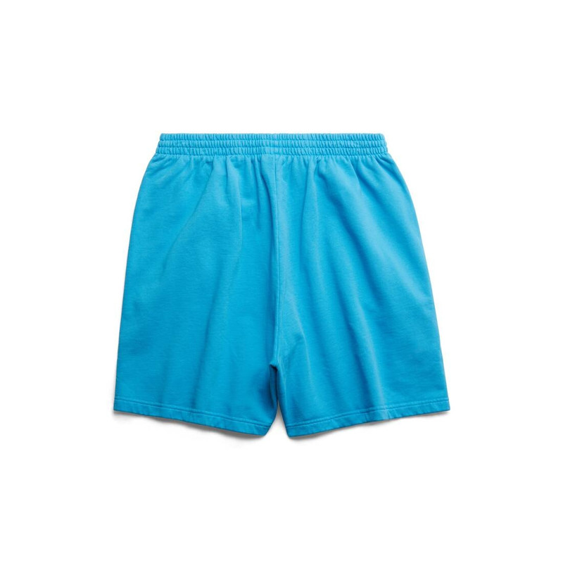 BALENCIAGA Bb Paris Icon Sweat Shorts in Blue Sky outlook