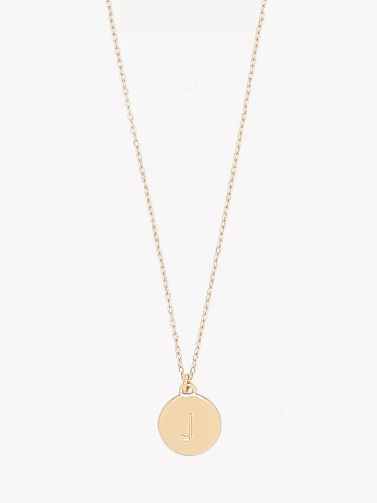 Initial J Mini Pendant - 1
