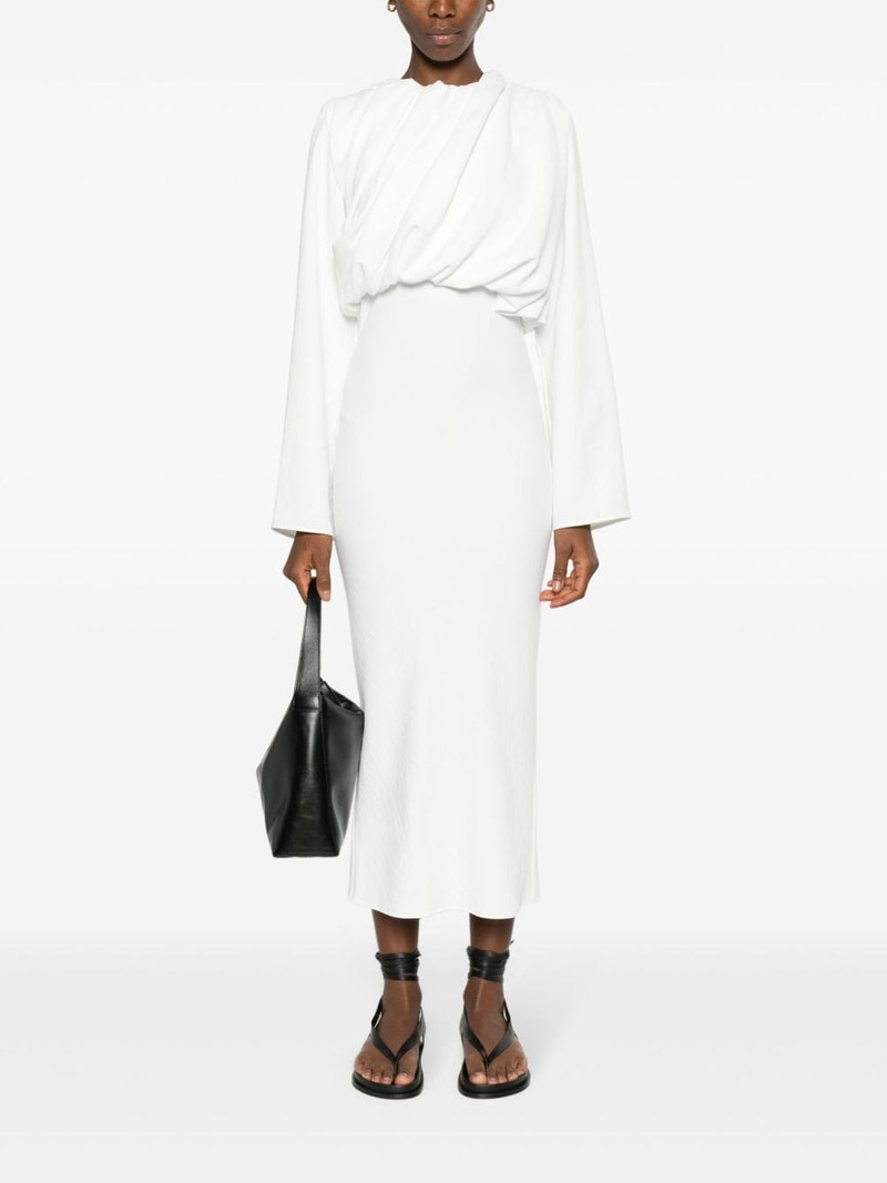 Paris Georgia Ollie drapped midi dress outlook