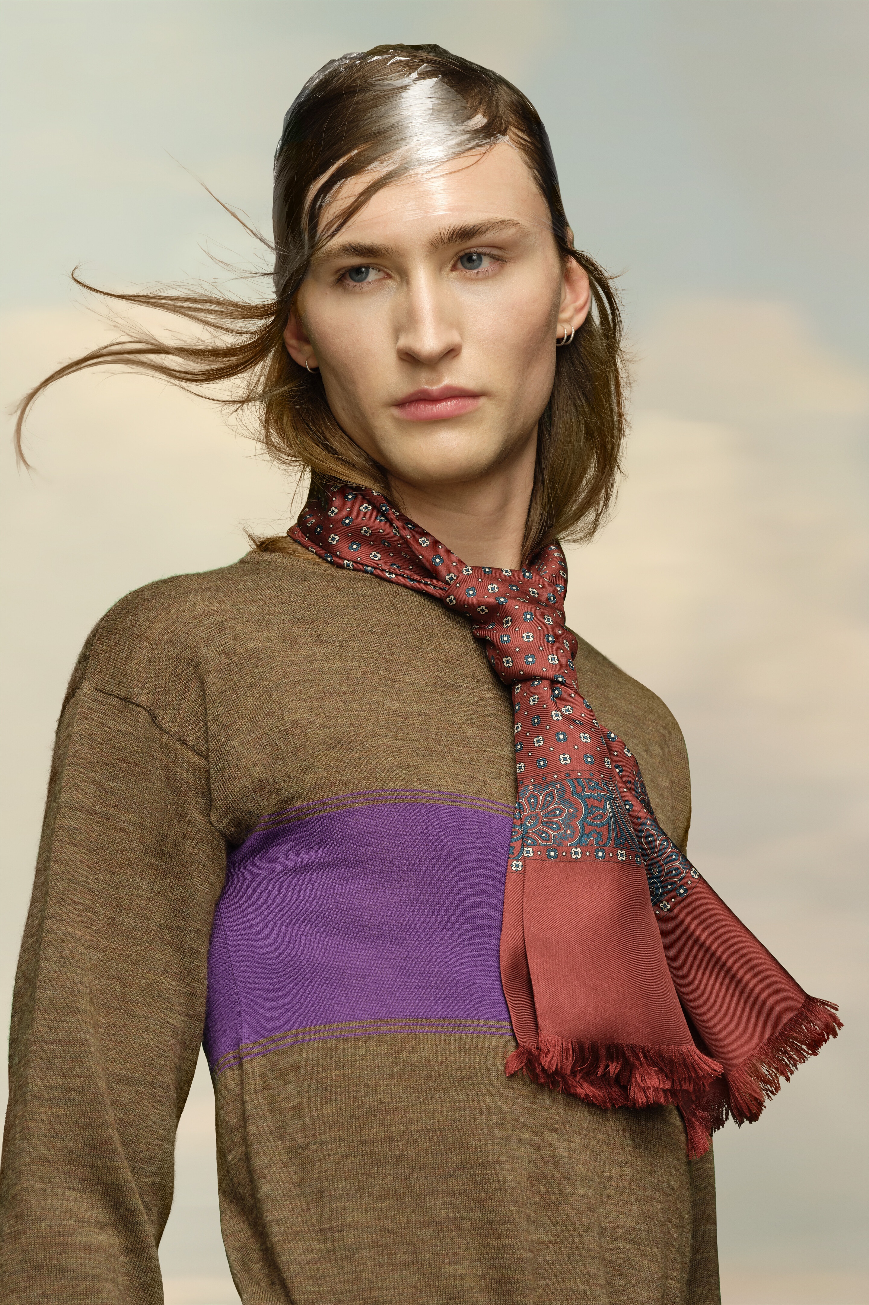 Foulard scarf - 1