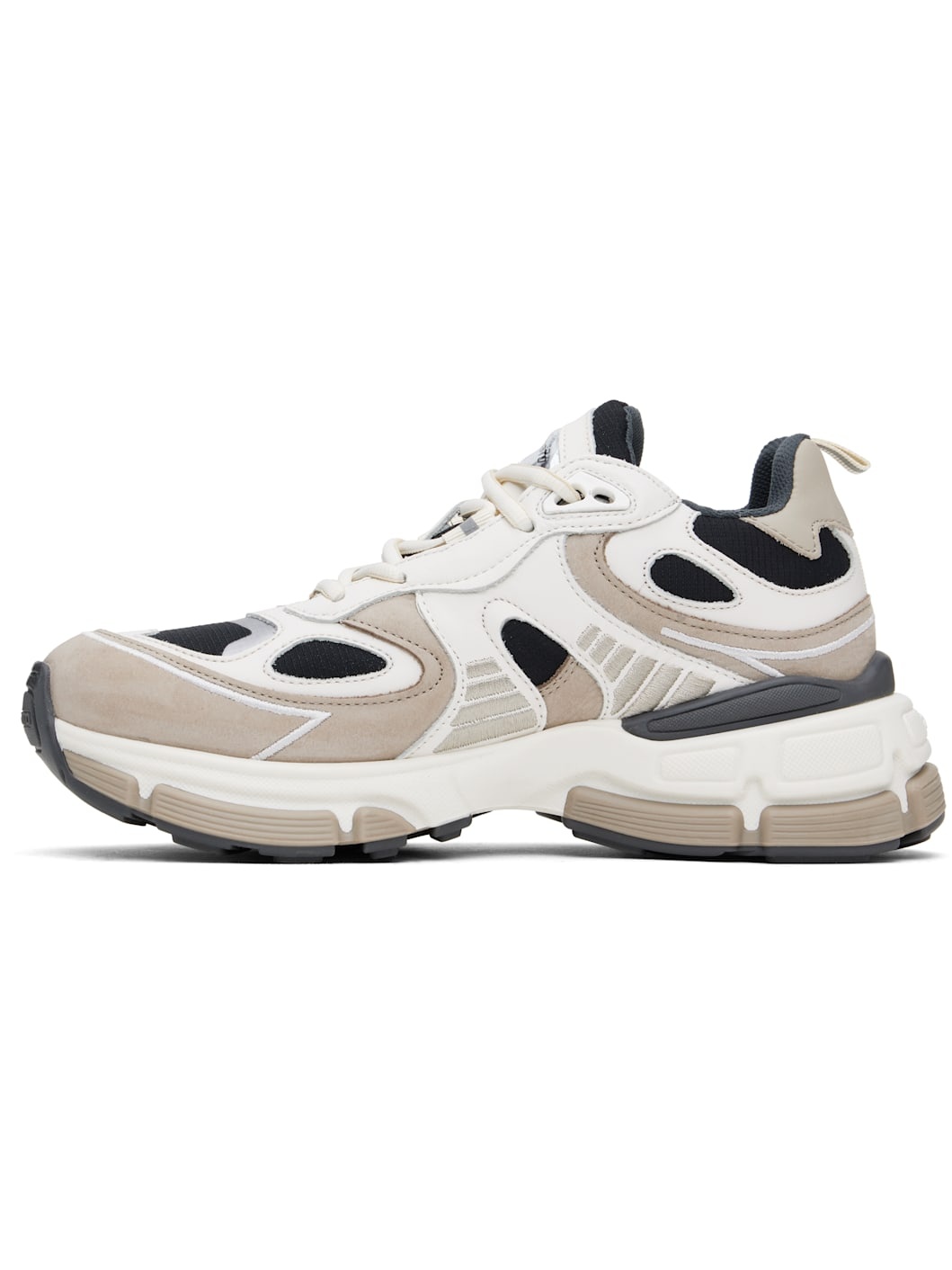 White & Beige Sphere Runner Sneakers - 3