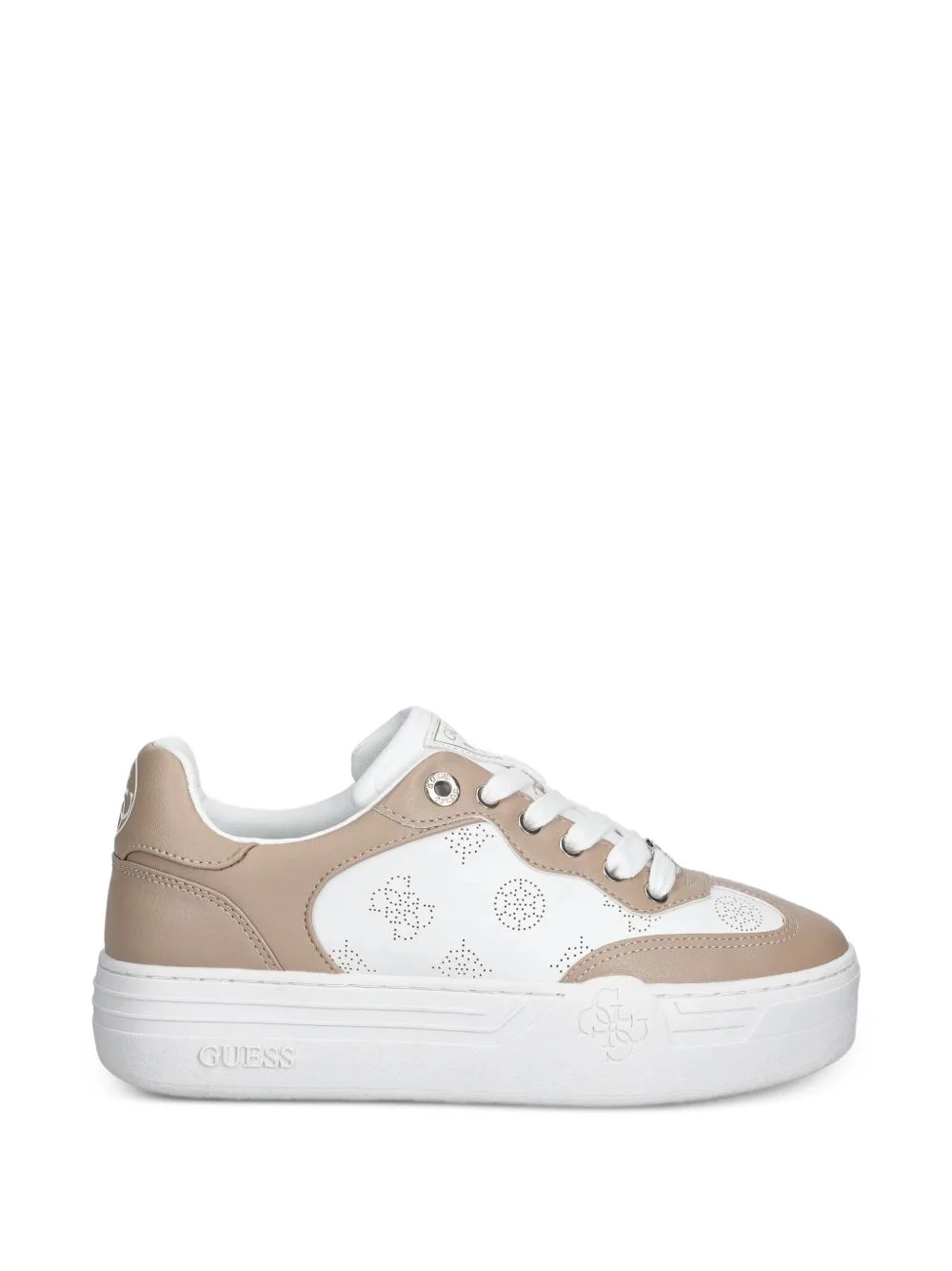 perforated panel sneakers - 1