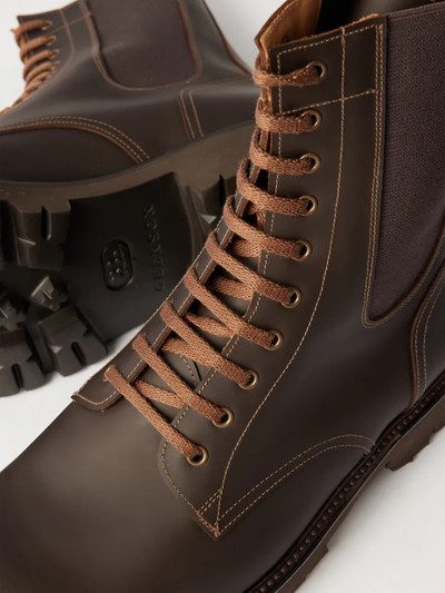 Grenson Buckley tread-sole leather boots outlook