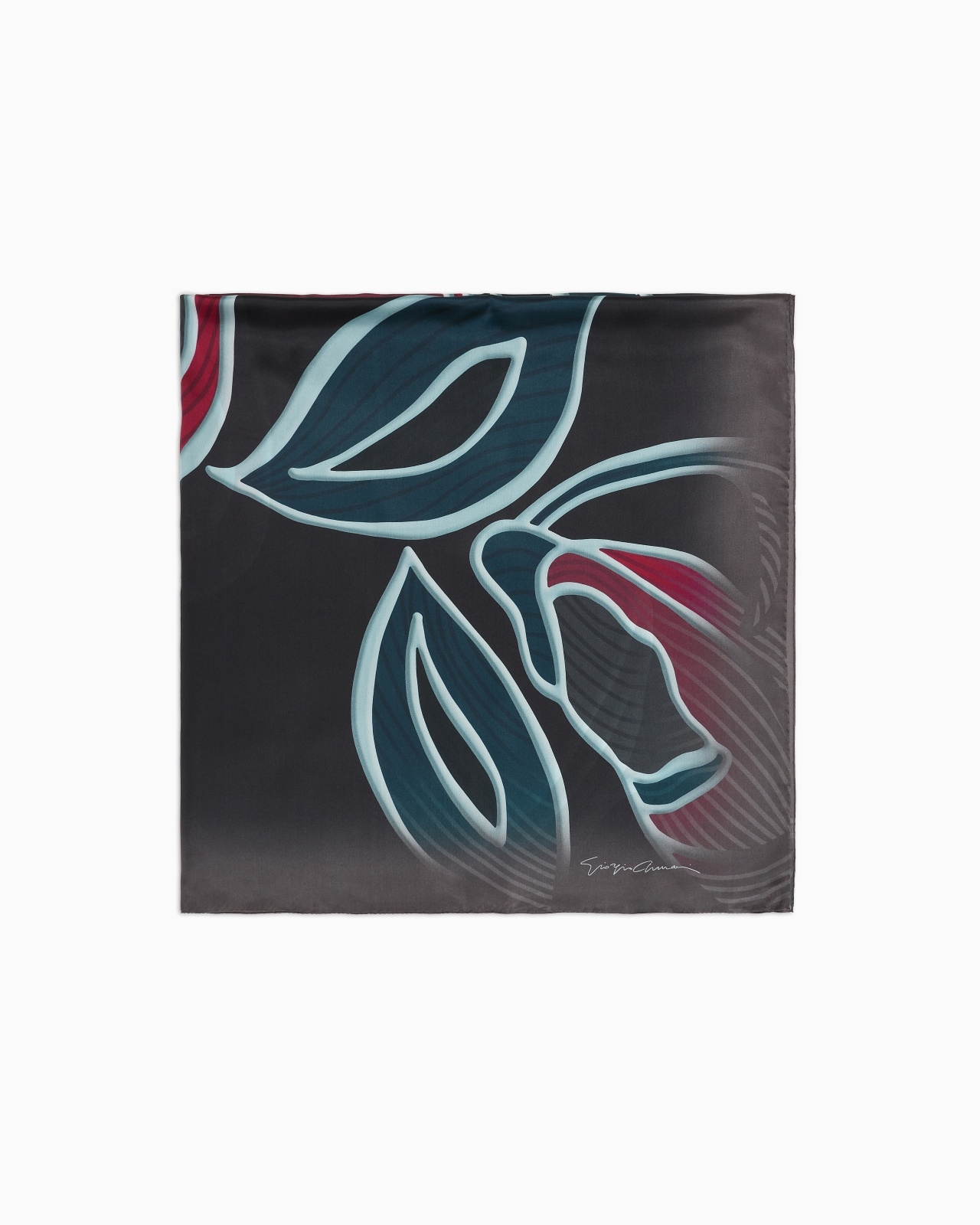 PRINTED SILK STOLE - 1