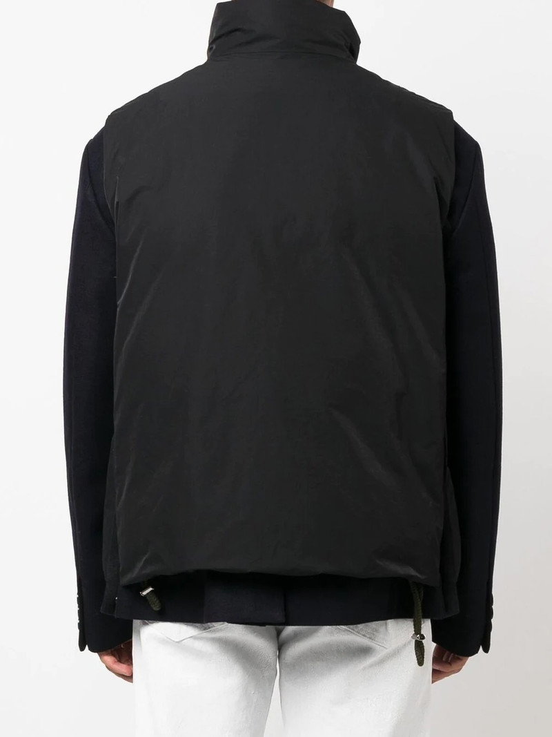 double-layer gilet wool jacket 4