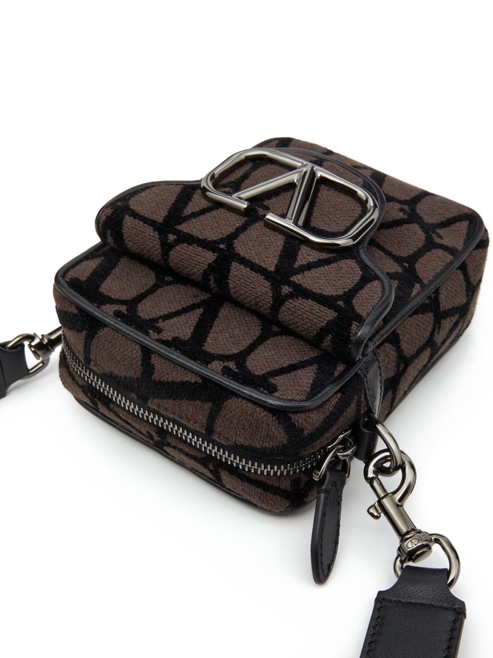 VLogo logo-plaque messenger bag - 7