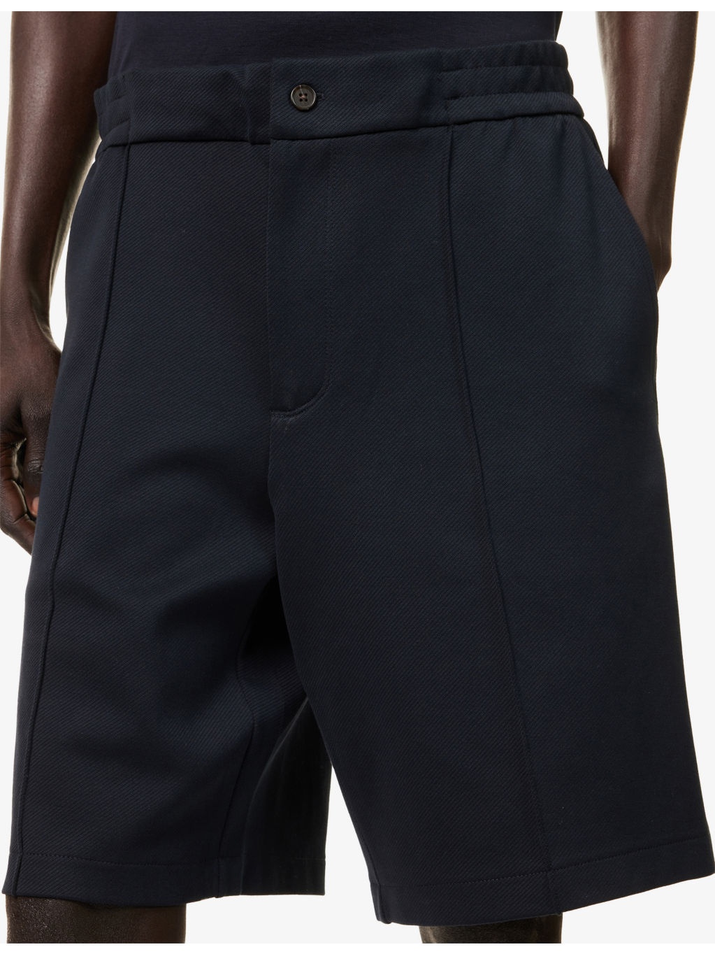 Ribbed Regular-Fit Stretch-Cotton Blend Shorts - 5