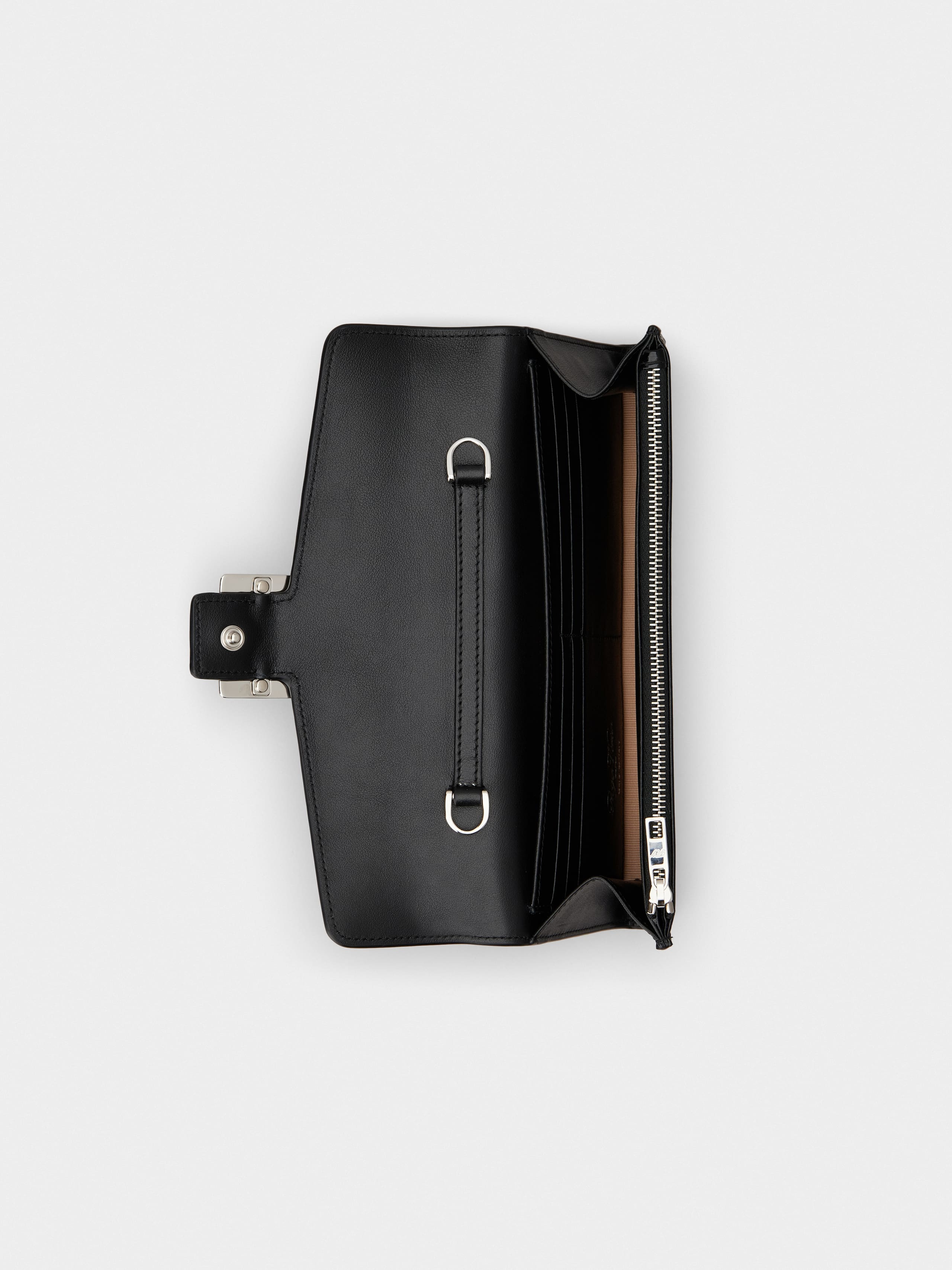 Belle Vivier Wallet on chain in patent leather - 5