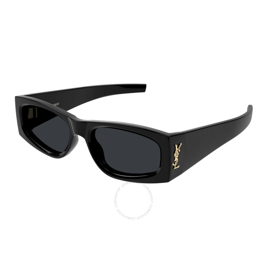 Saint Laurent Black Rectangular Ladies Sunglasses SL M140 001 56 - 2