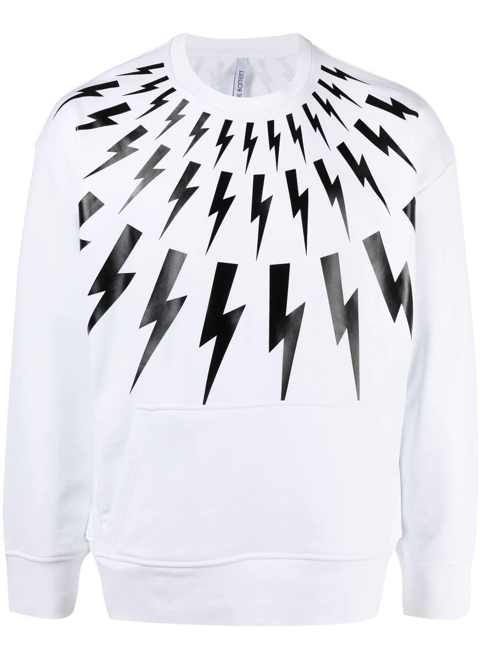 Thunderbolt-print sweatshirt - 1