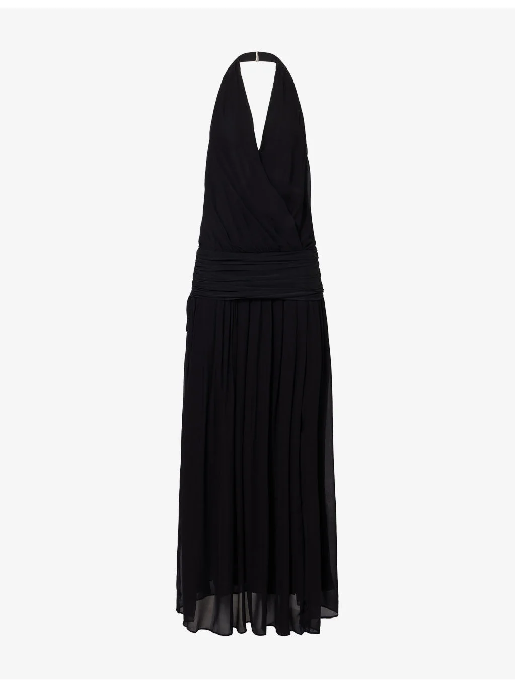 Jasmin V-Neck Woven Maxi Dress - 1