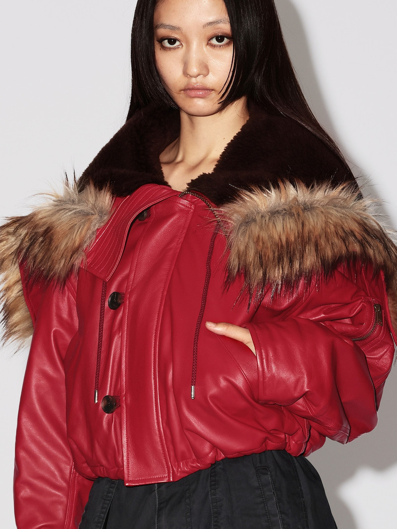 LEATHER CROPPED N3B 6