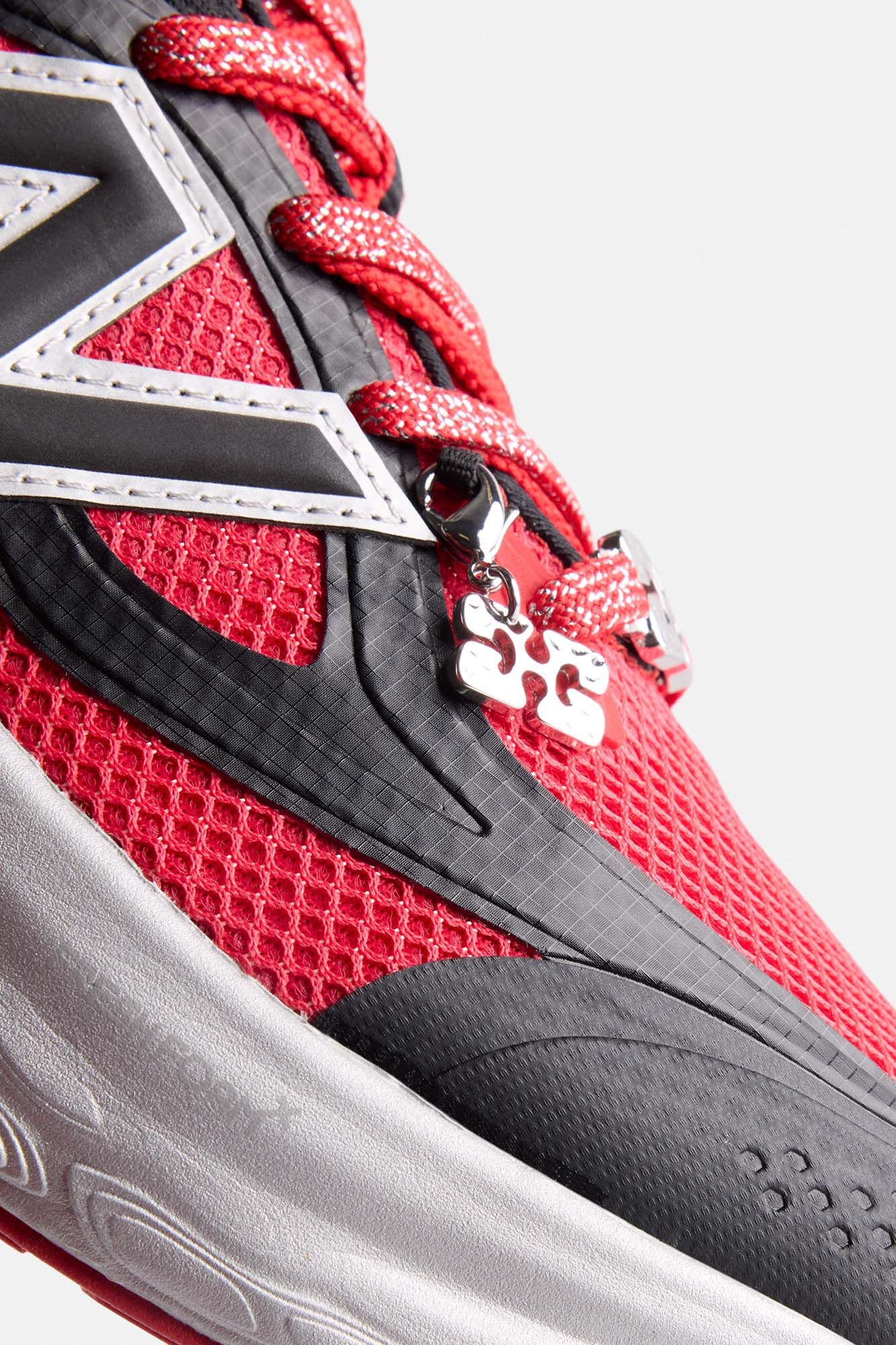 GANNI X NEW BALANCE RED FFT TRAINERS - 2