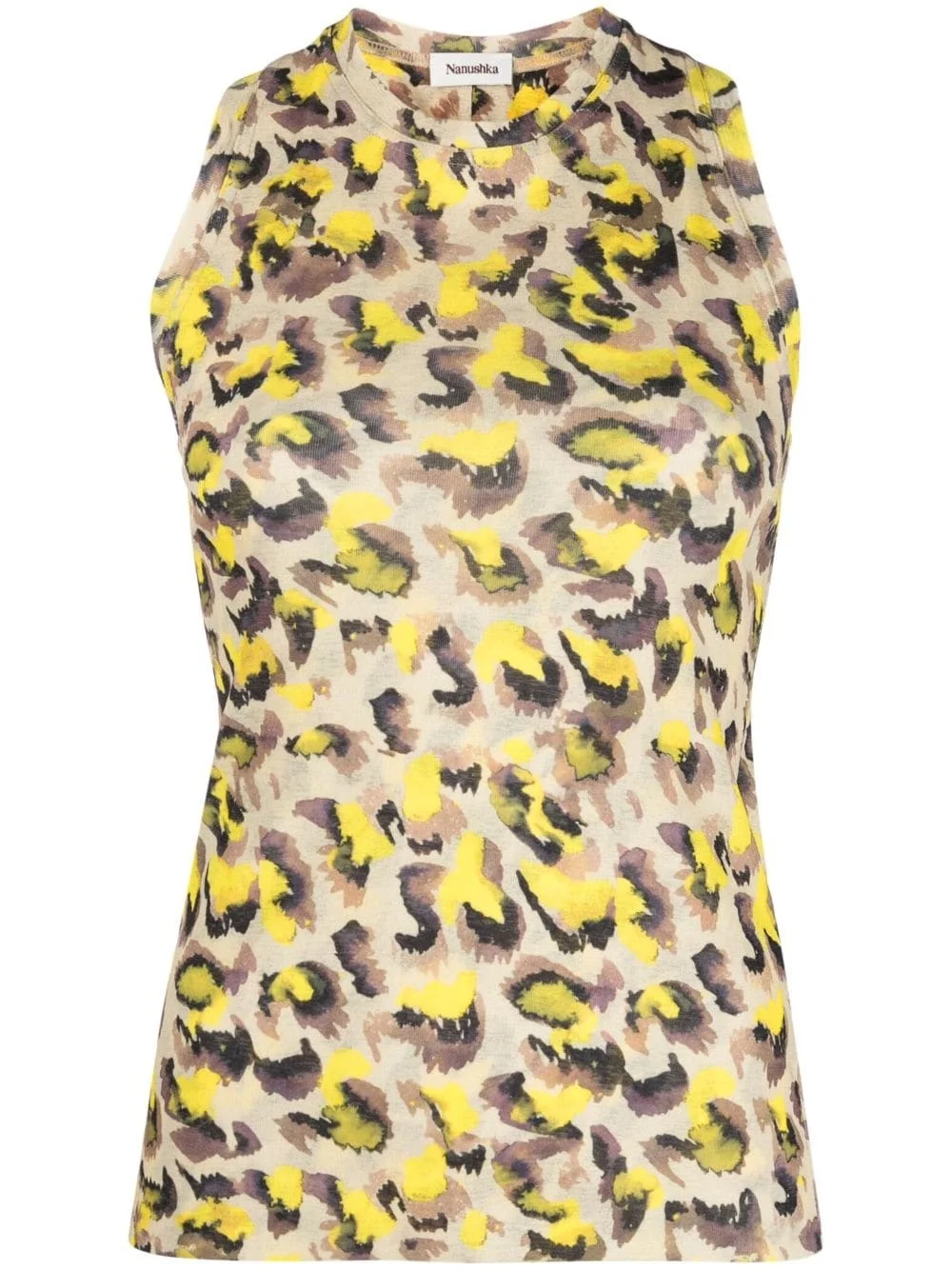 Safea leopard-print tank top - 1