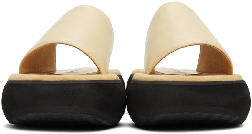Yellow Boat Padded Platform Slides - 4