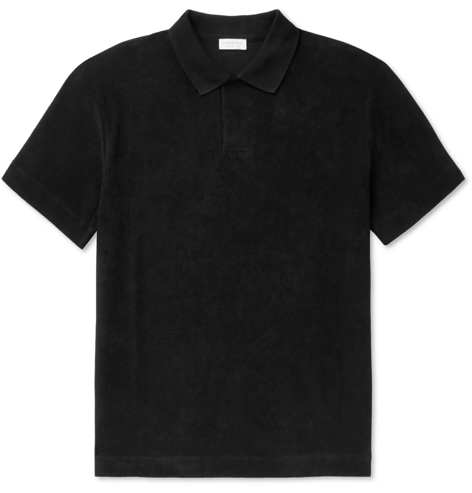 Cotton-Terry Polo Shirt - 1