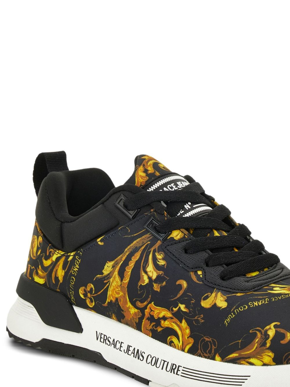Baroque-print sneakers - 3