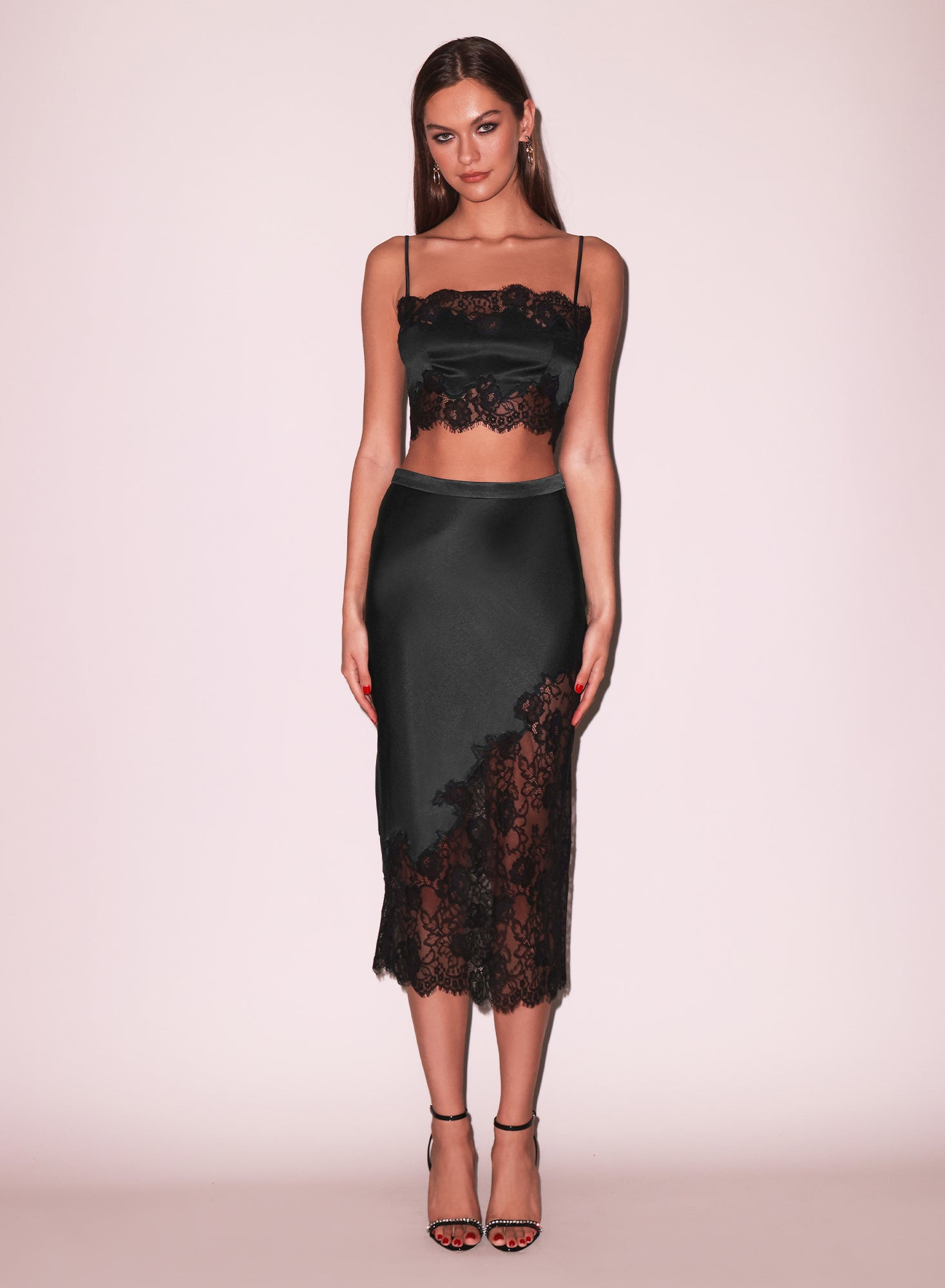 Silk & Lace Bandeau Top - 3