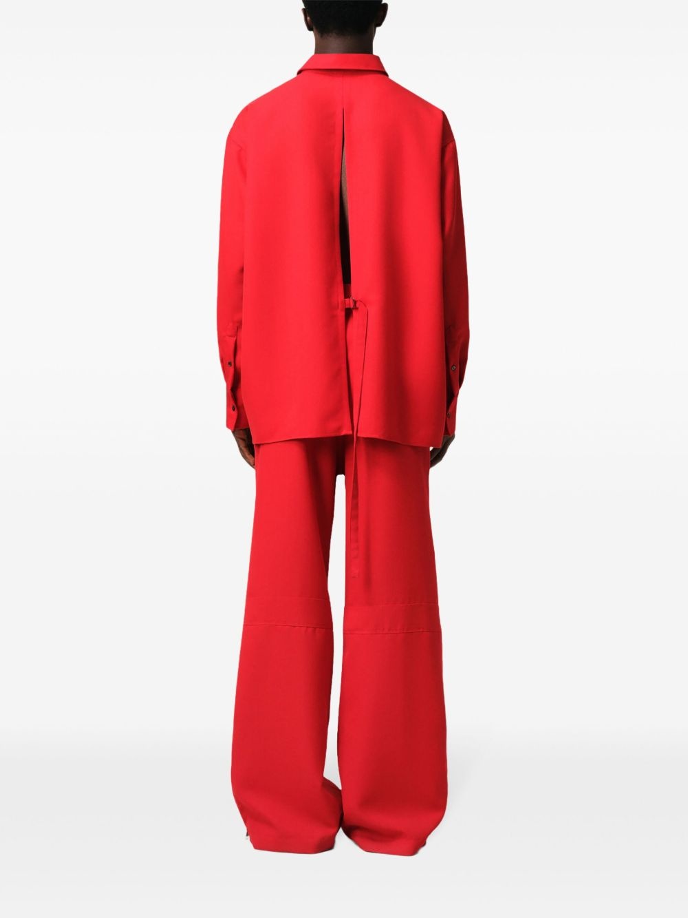rear-slit shirt - 4