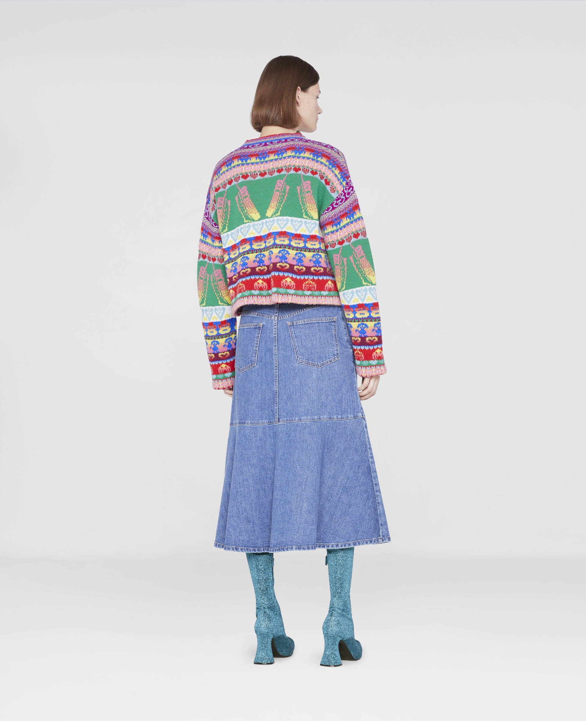 Keep In Touch' Cropped Sweater - 3