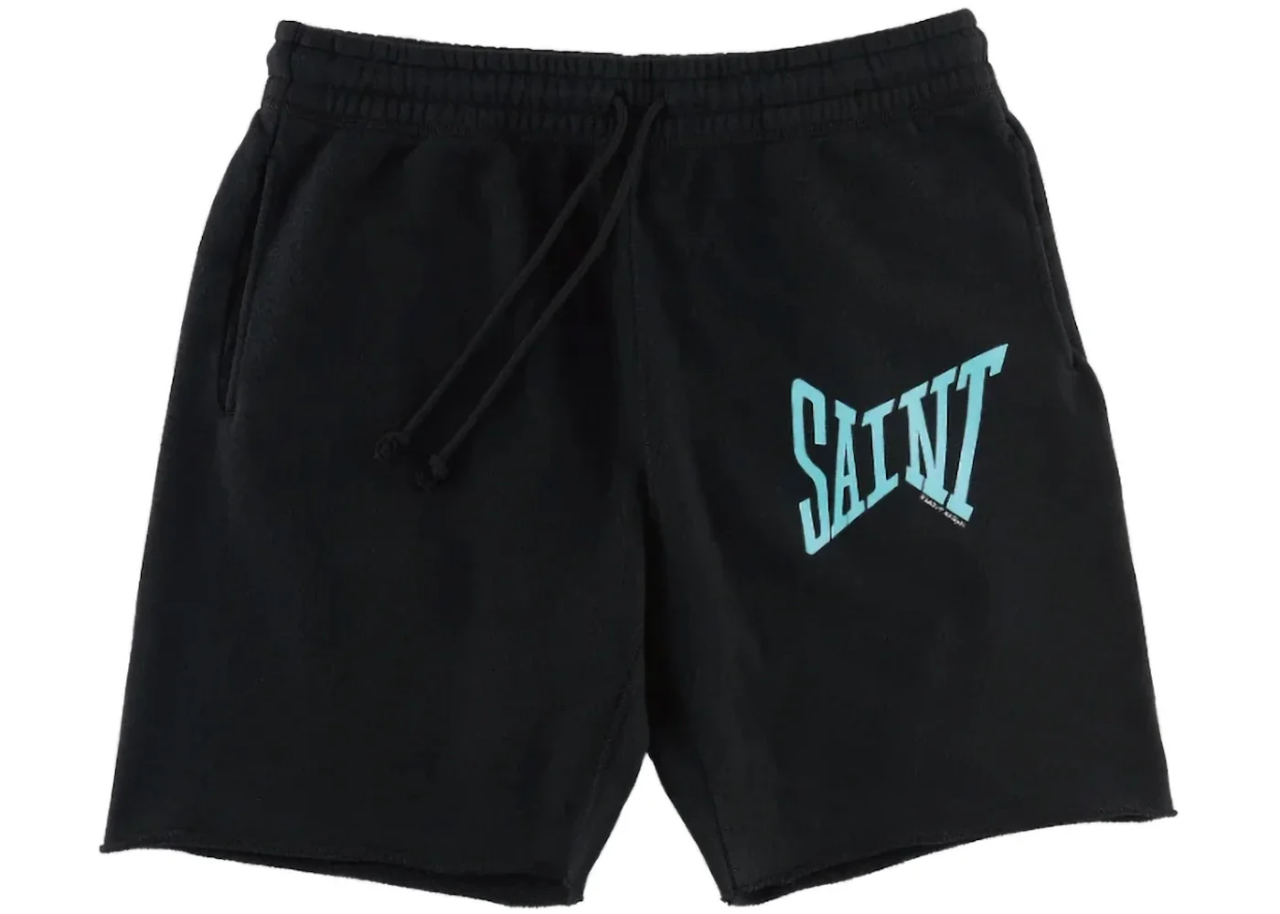 Saint Mxxxxxx Saint Shorts Black Blue - 1