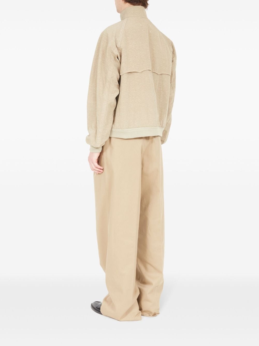 lightweight canvas zipped jacket - 5