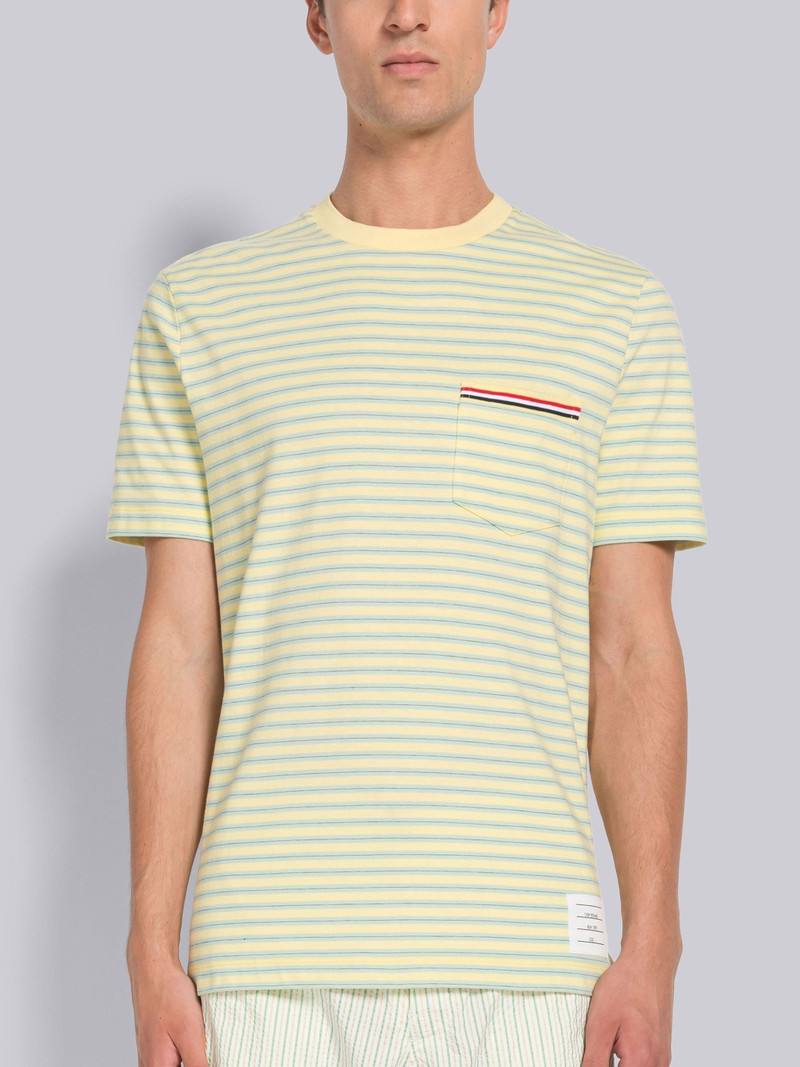 JERSEY STRIPE SHORT SLEEVE POCKET TEE 1