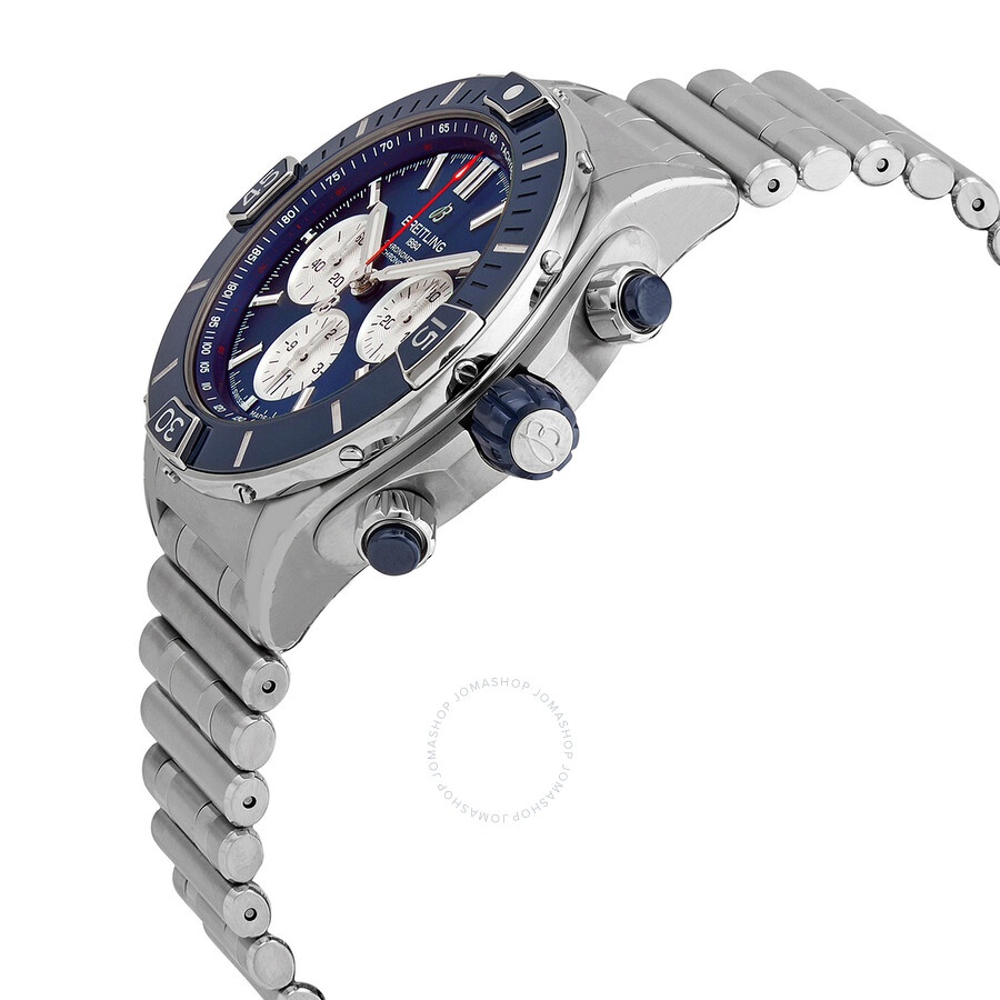 Breitling Super Chronomat B01 Chronograph Automatic Chronometer Blue Dial Men's Watch AB0136161C1A1 - 2