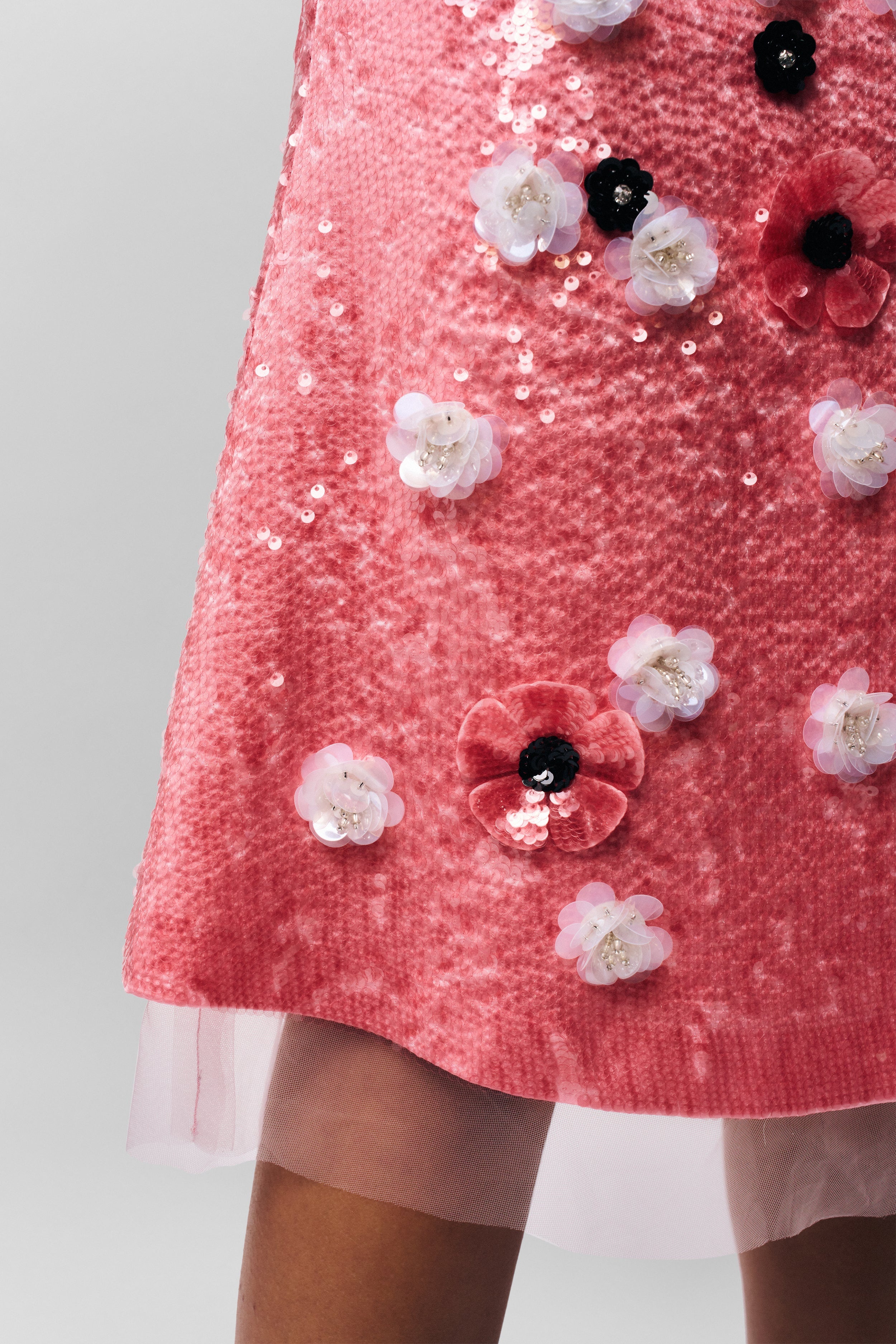 AMBROISE SEQUIN SKIRT - 4
