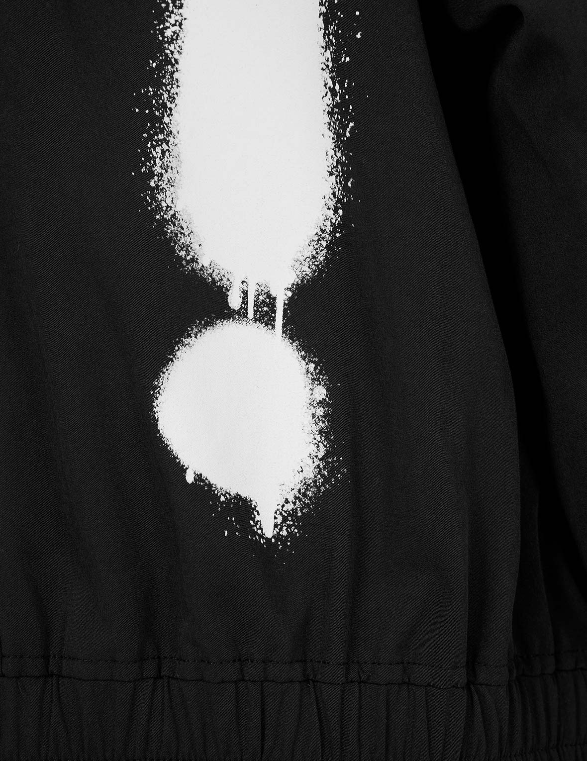 Graffiti Daicock Print Boxy Fit Zip Up Jacket - 10