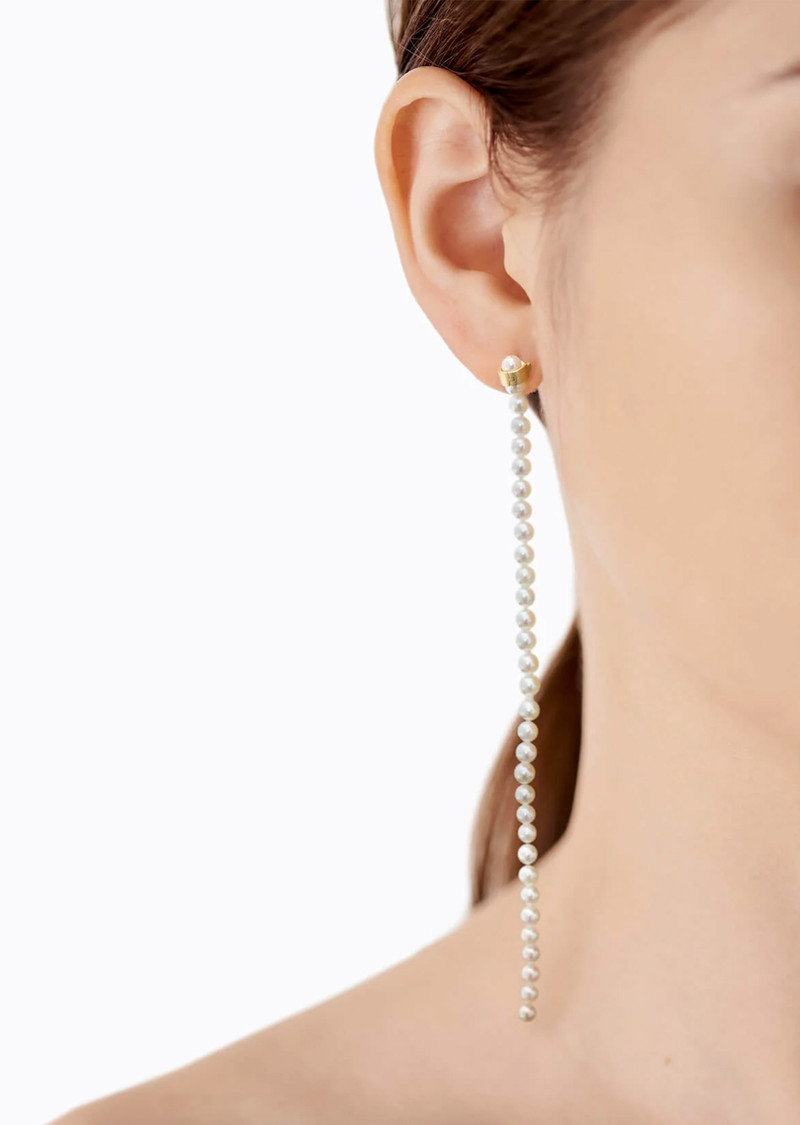 SHIHARA Node Stud Earring — Circle outlook