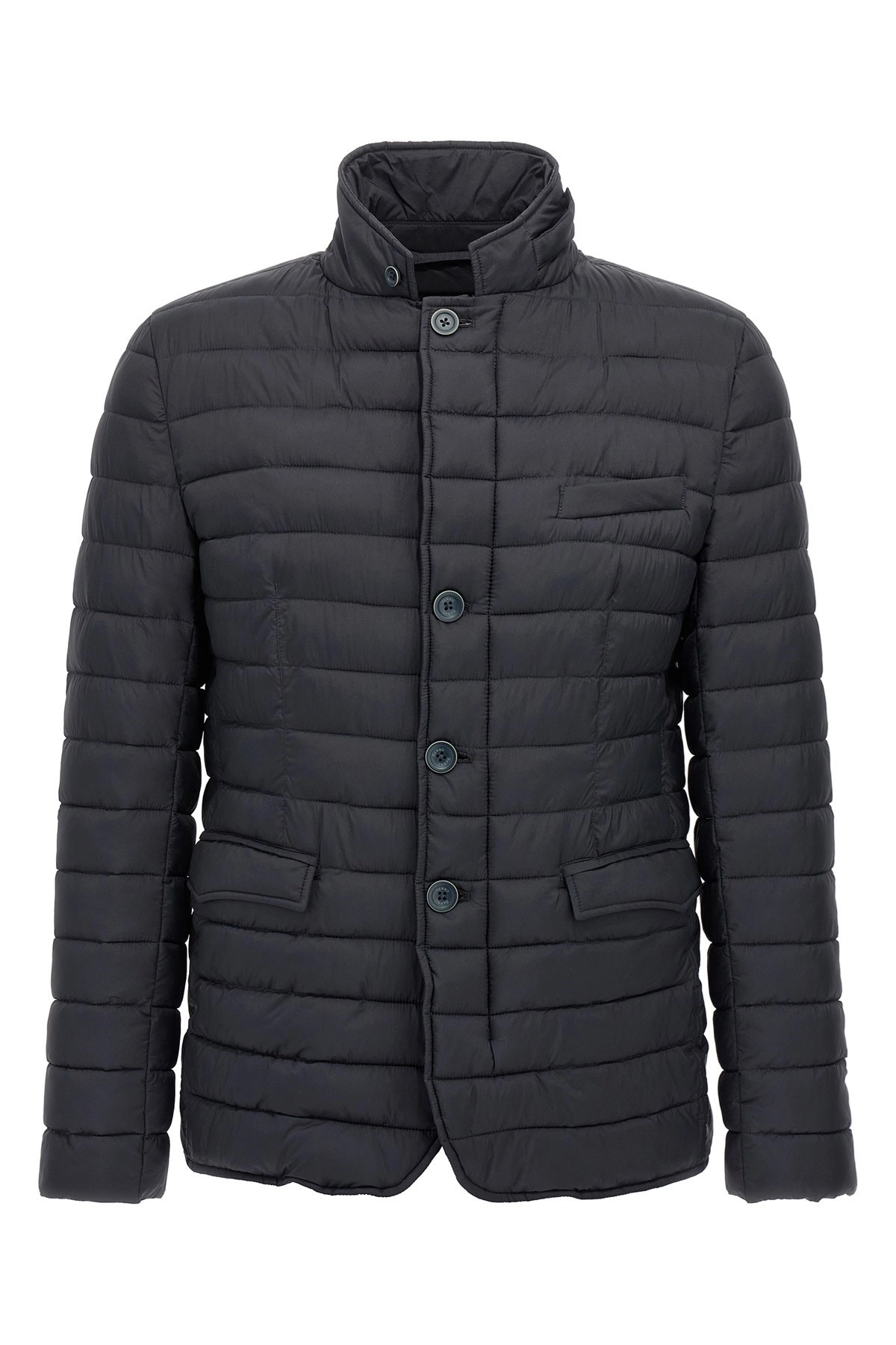 Quilted down jacket - 1