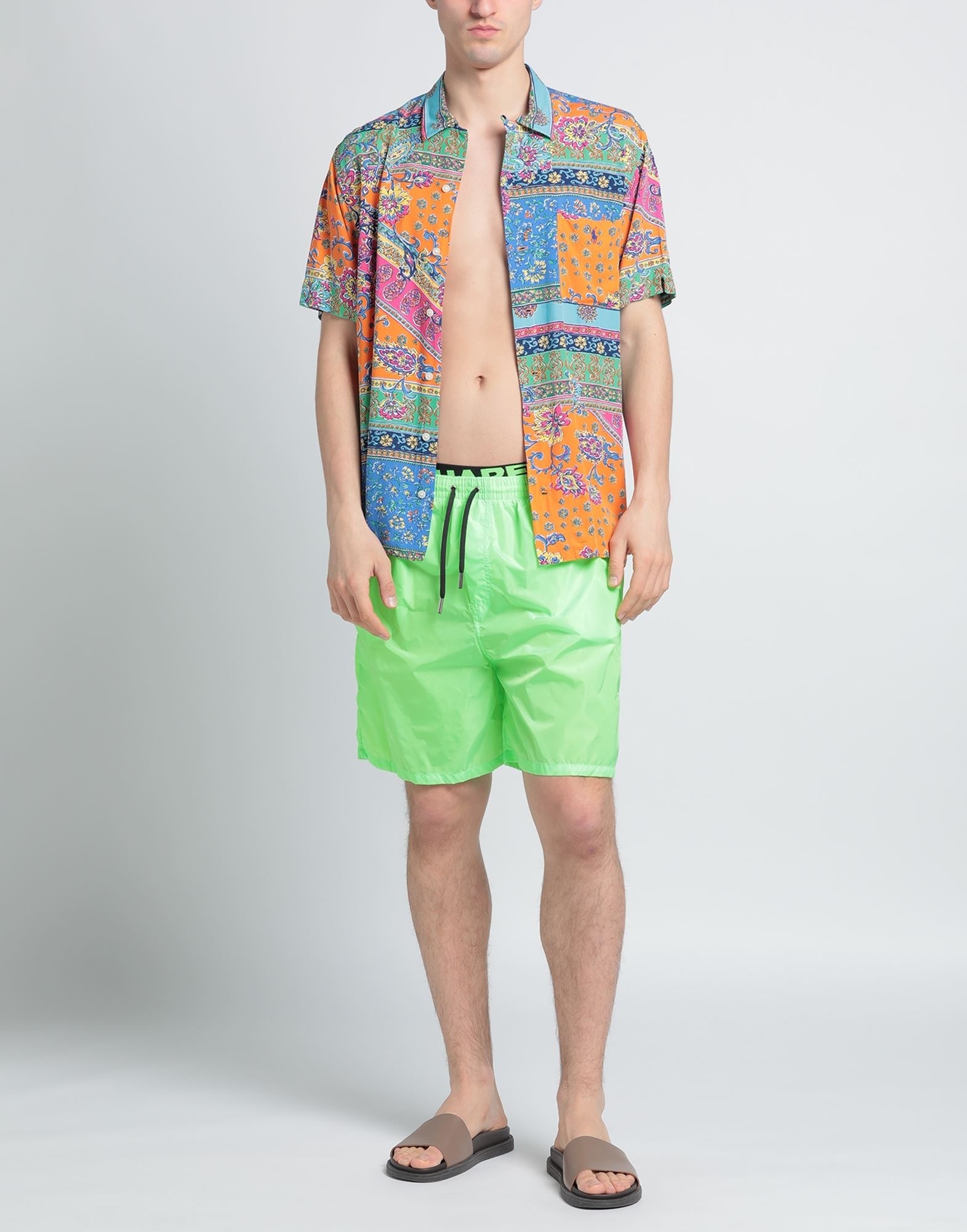 Acid green Men's Swim Shorts - 2