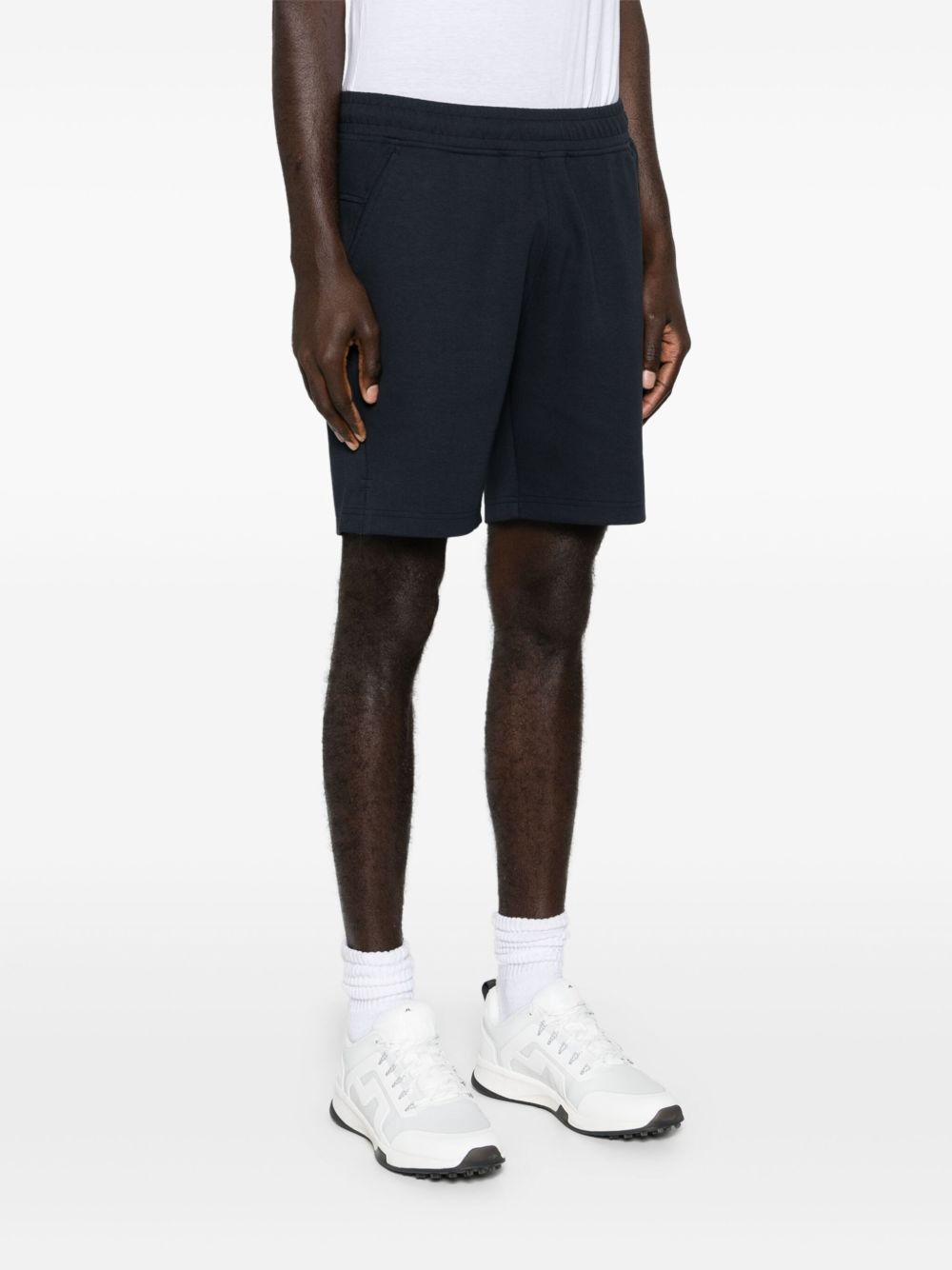 rubberised-logo track shorts - 3