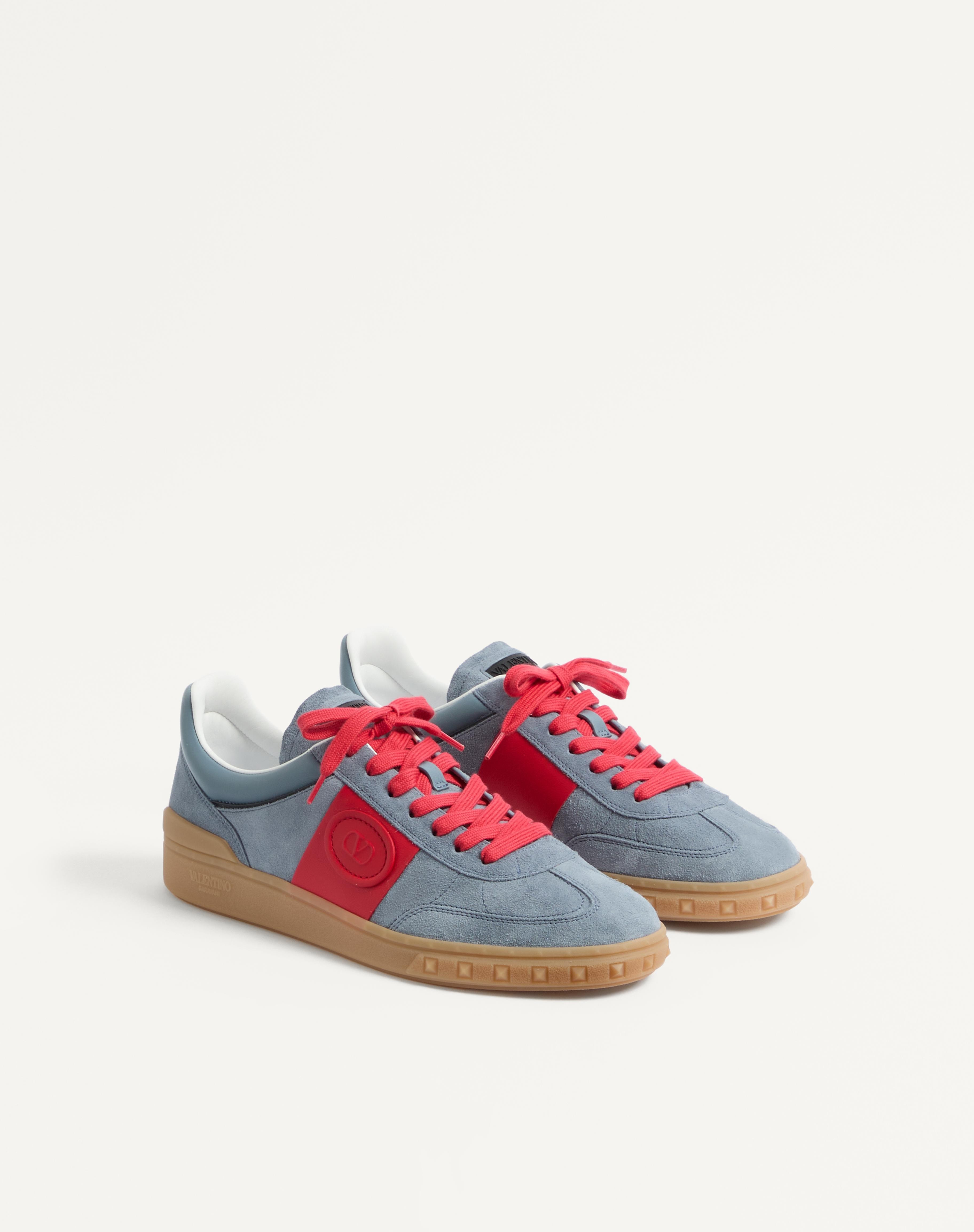 UPVILLAGE LOW TOP SNEAKER IN SPLIT LEATHER AND CALFSKIN NAPPA LEATHER - 3