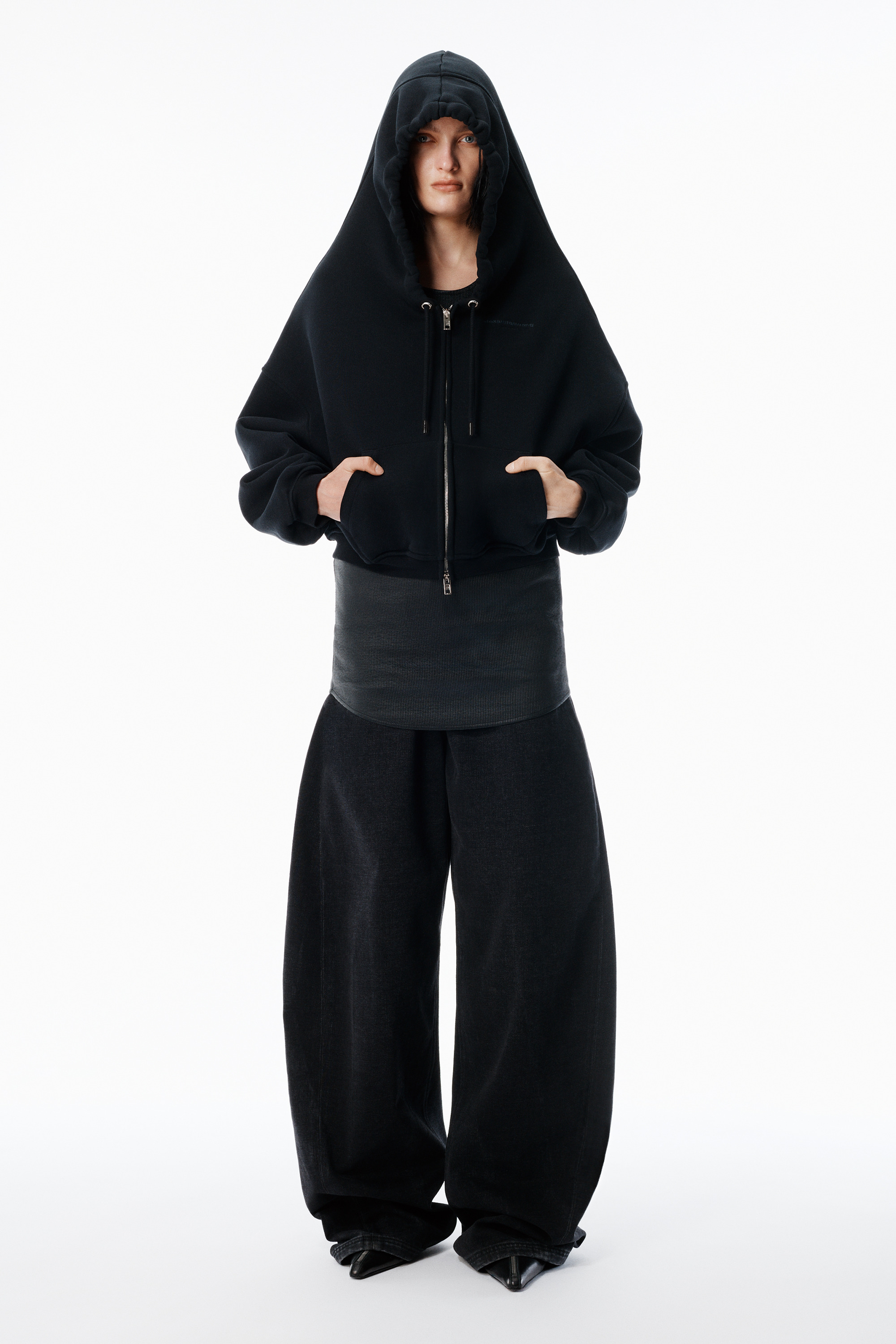 Black Veil Zip-Up Hoodie - 5