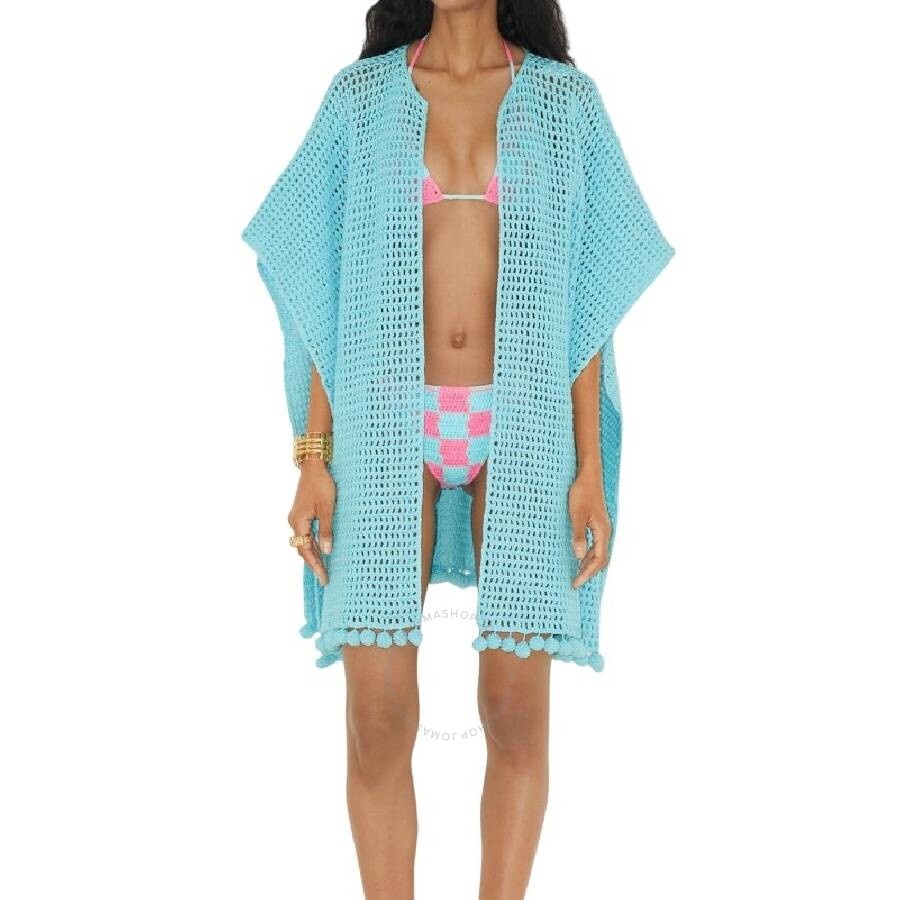 Burberry Hand Knitted Crochet Cotton Cape - 2
