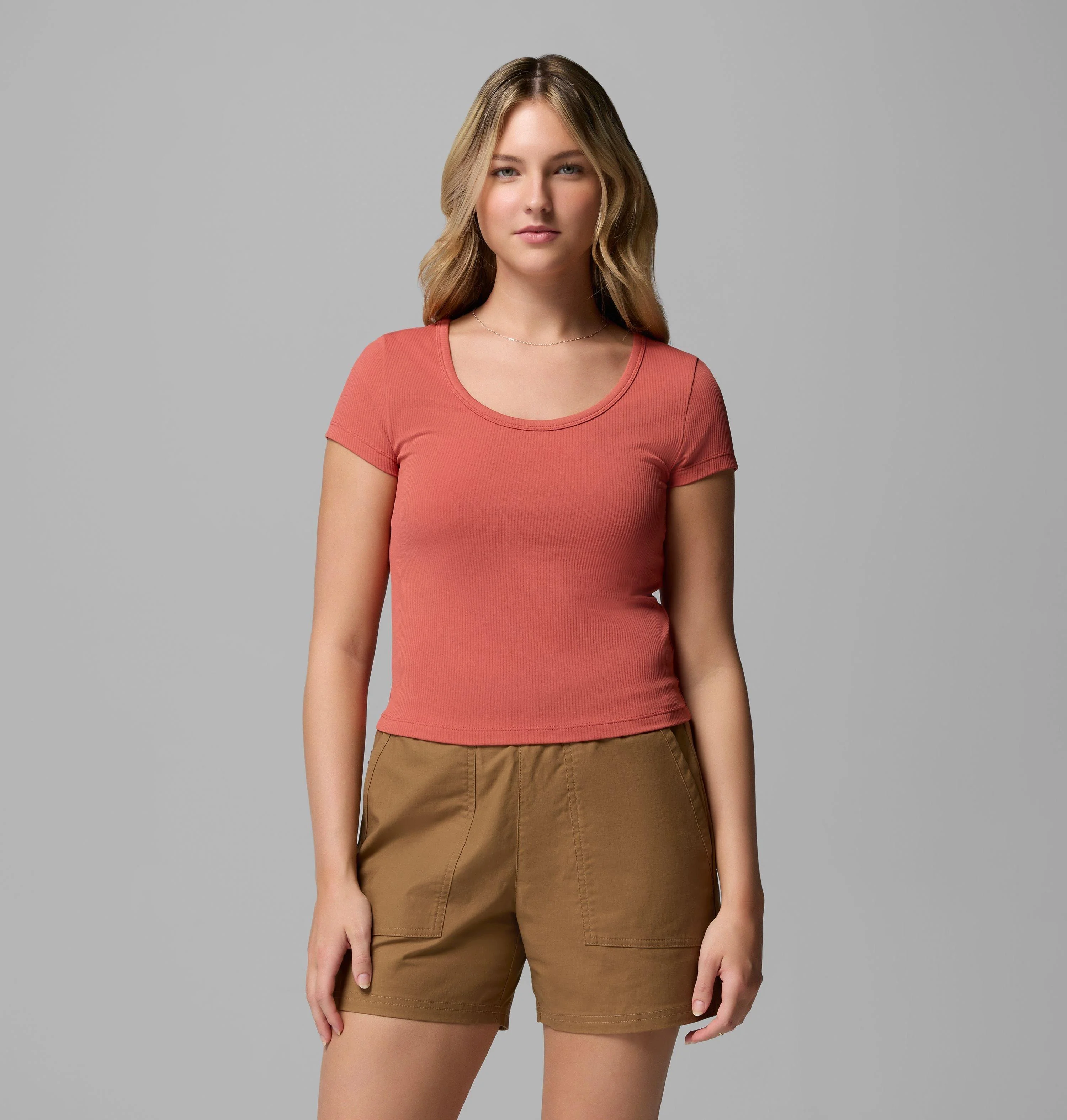 Women's Pinetown Canyon Rib Short Sleeve T-Shirt - 1