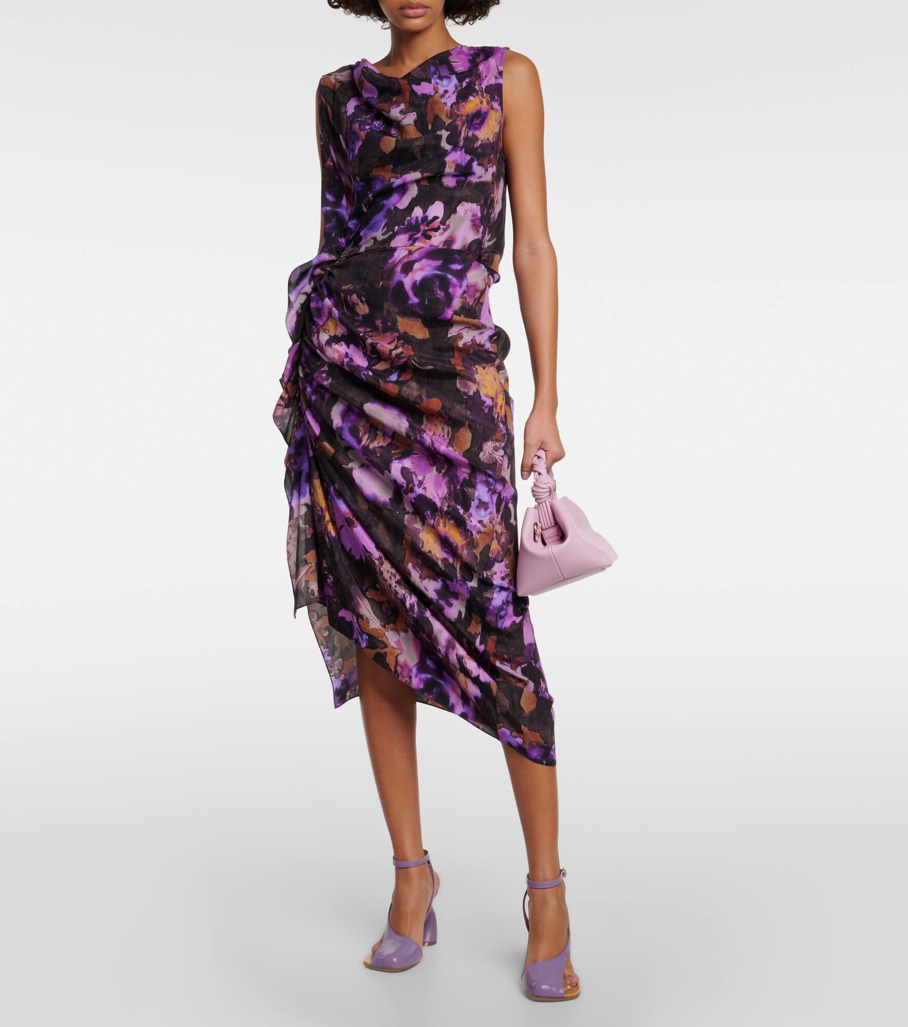 Dries Van Noten Asymmetric Virgo 95 leather pumps Dries Van Noten Asymmetric Virgo 95 leather pumps