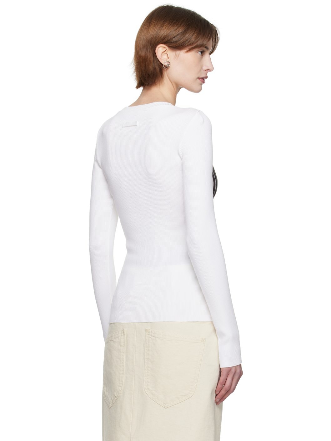 White Flowers Cadres T-shirt - 3