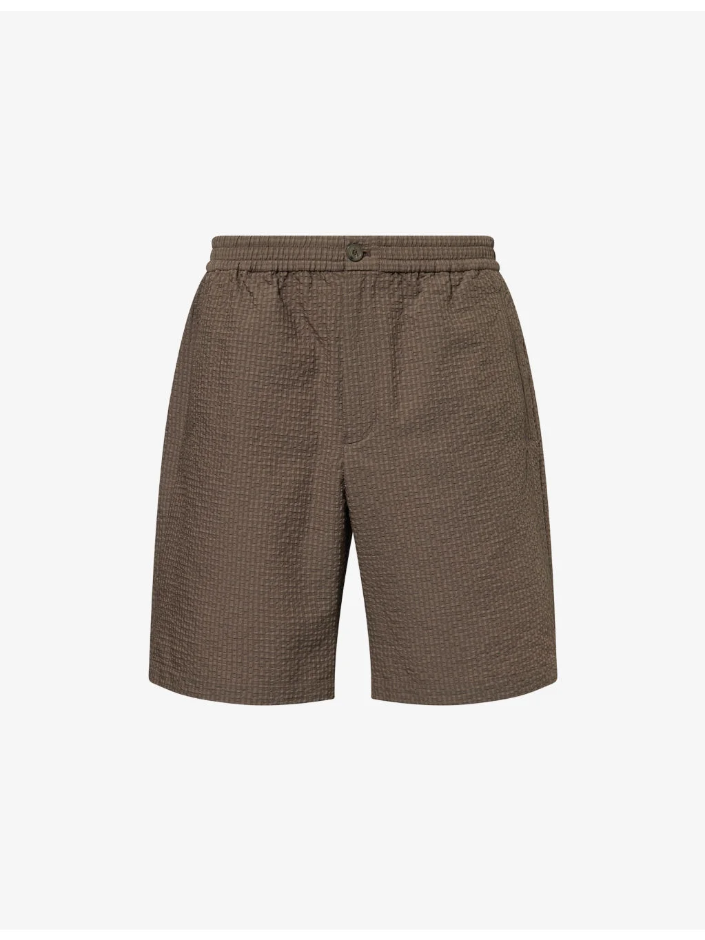 Icon Seersucker Woven Bermuda Shorts - 1