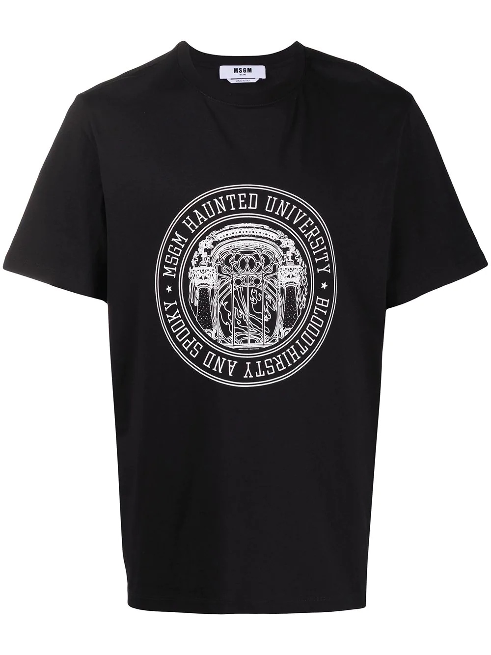 Haunted University print T-shirt - 1