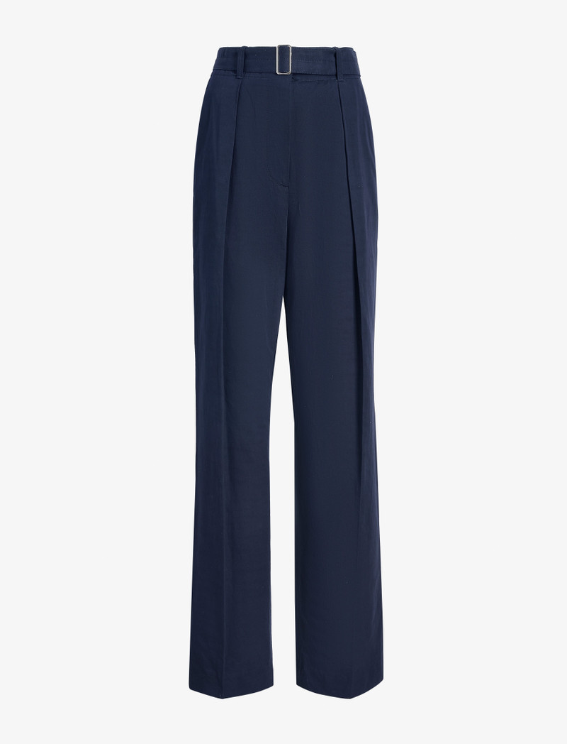 Vera Pant in Cotton Linen Suiting 1