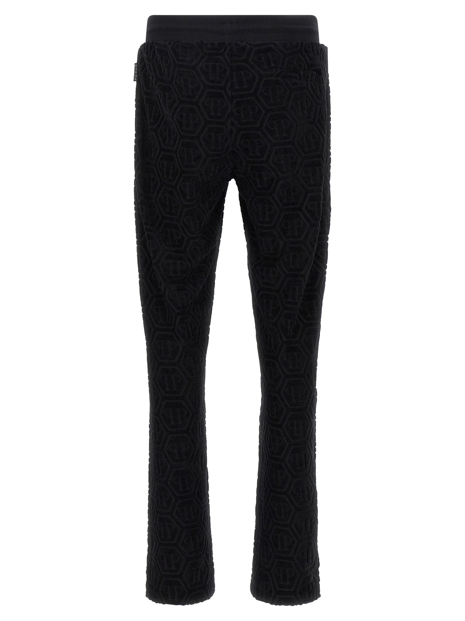 Jacquard Joggers Pants Black - 2