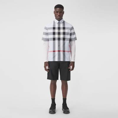 Burberry Short-sleeve Check Cotton Shirt outlook