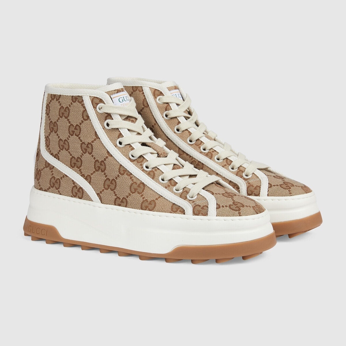 Gucci GG High Top Canvas Sneakers - 2